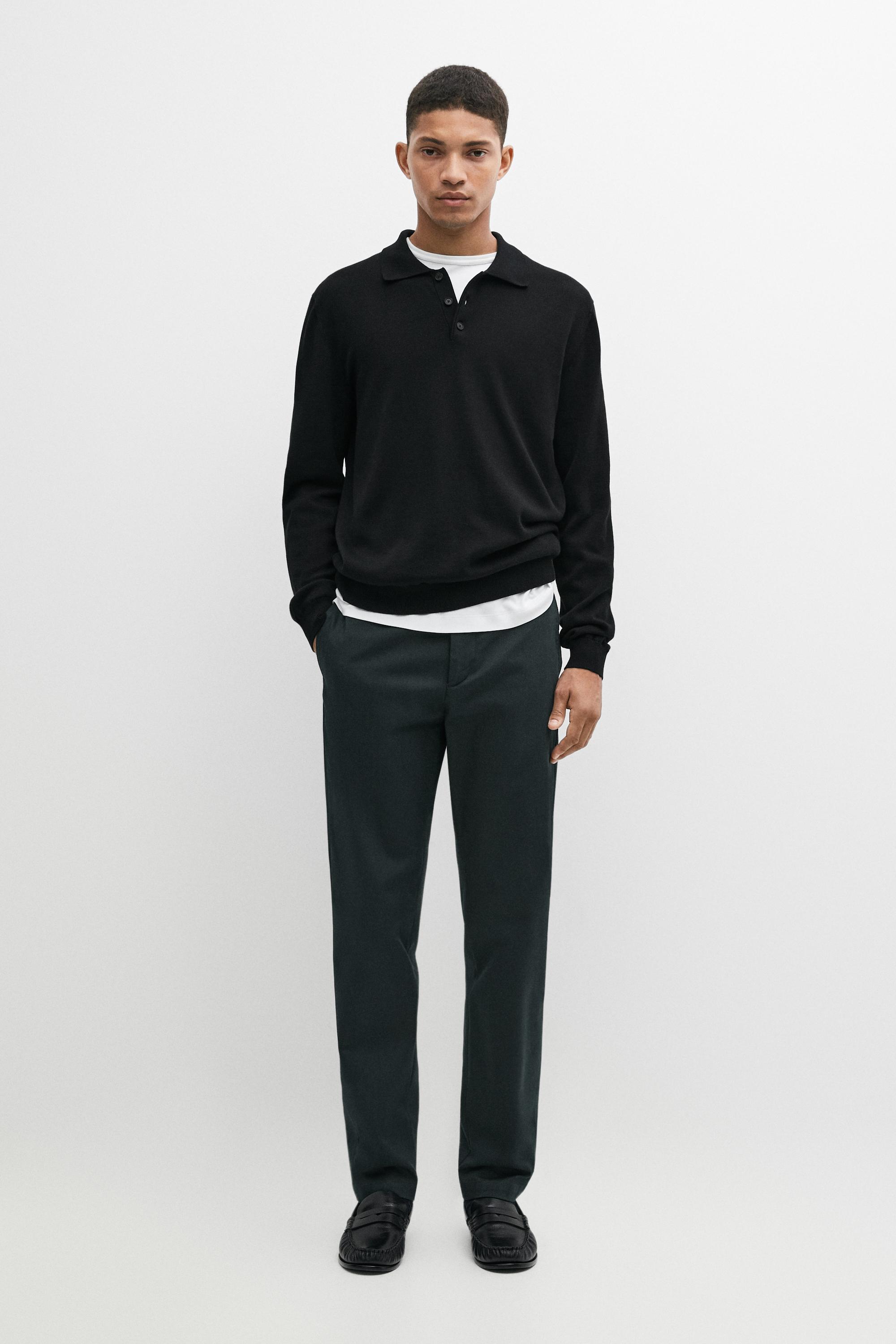 Slim fit pants Navy Blue