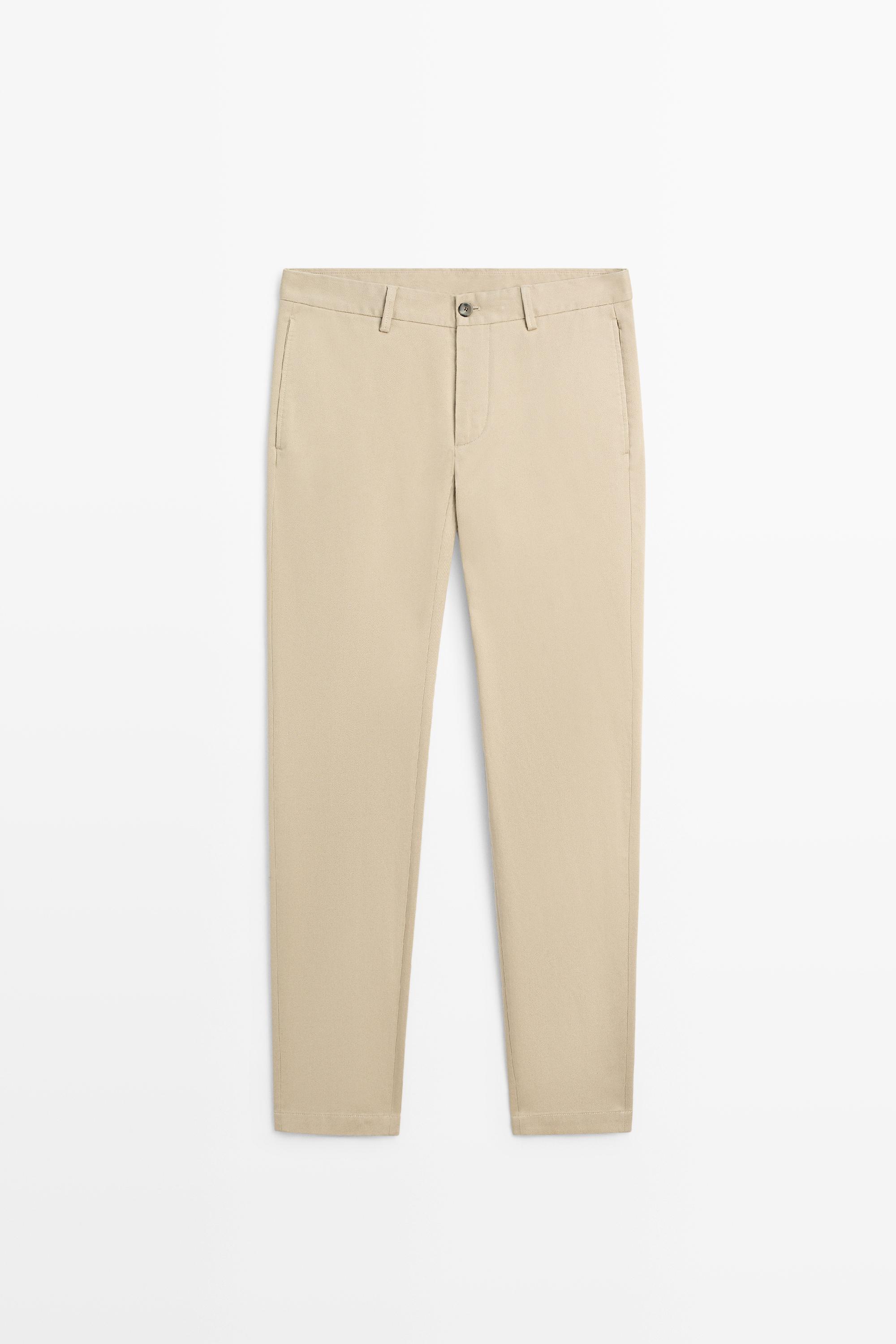 Slim fit pants Ochre