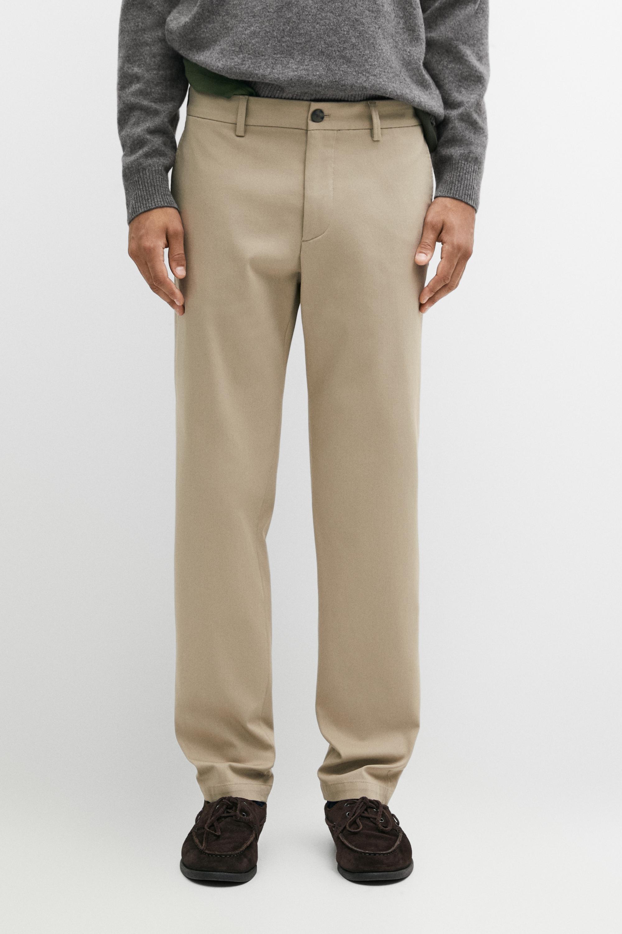 Slim fit pants Ochre