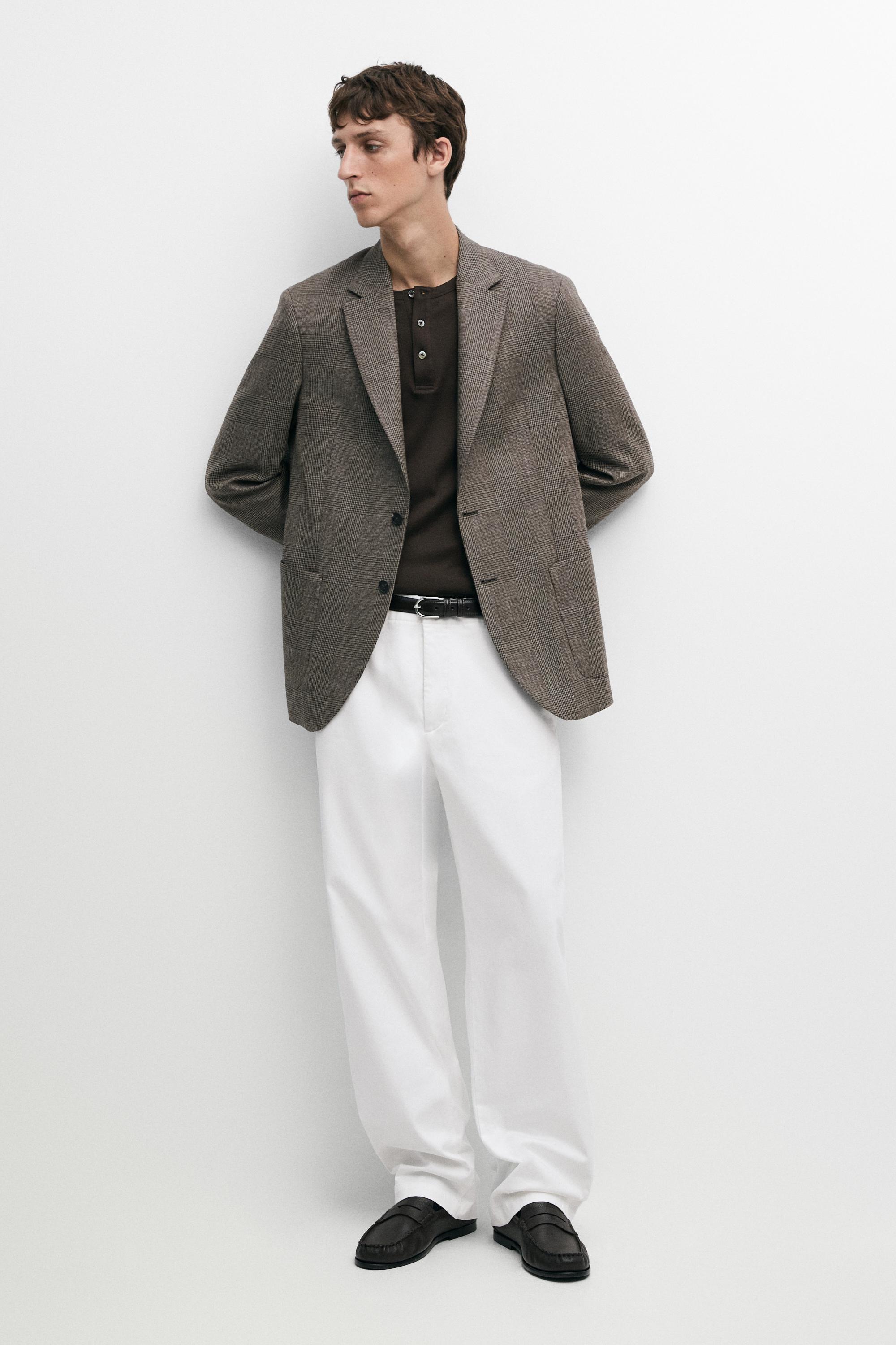 Cotton blend straight-leg pants Off White
