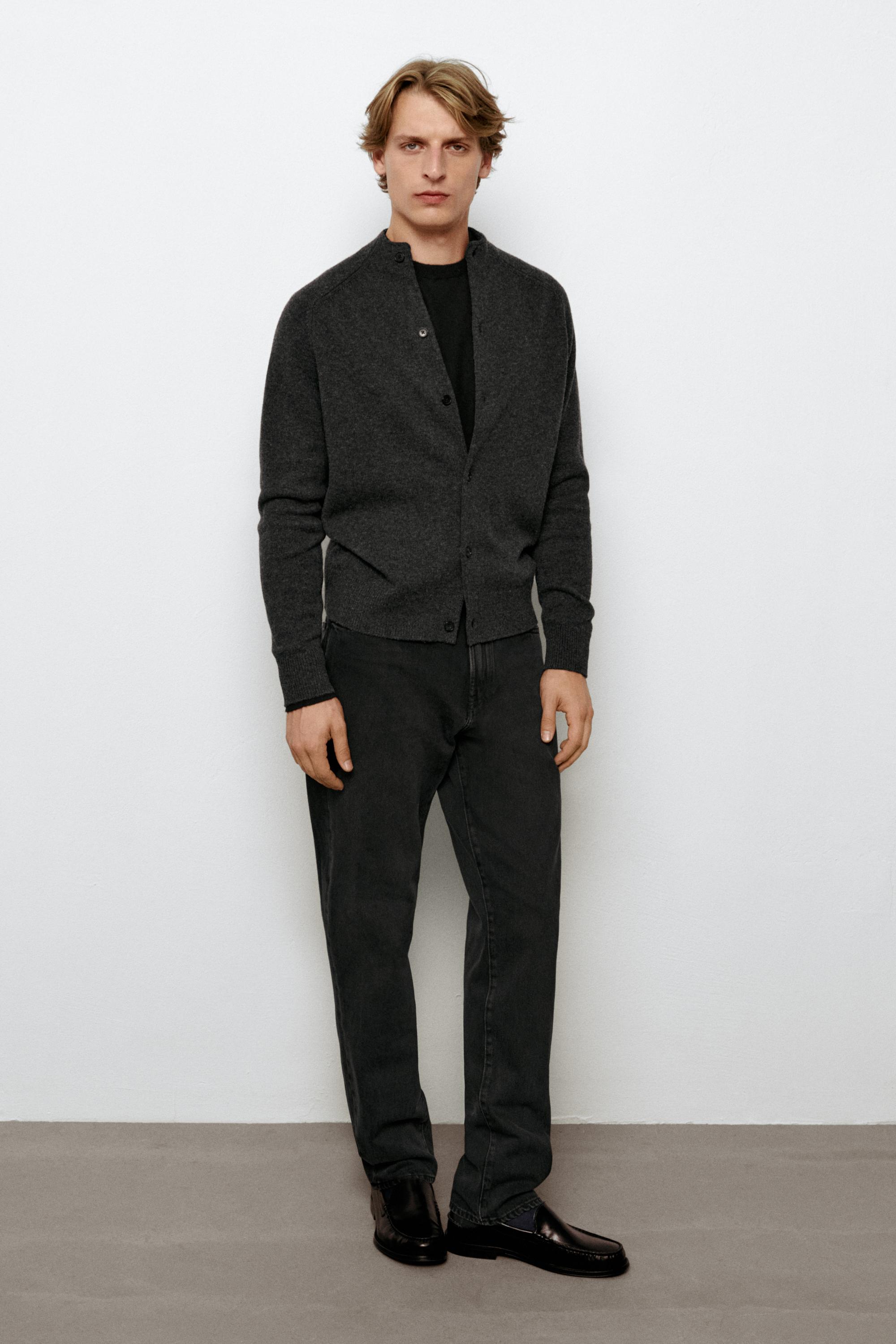 Tapered fit jeans Charcoal