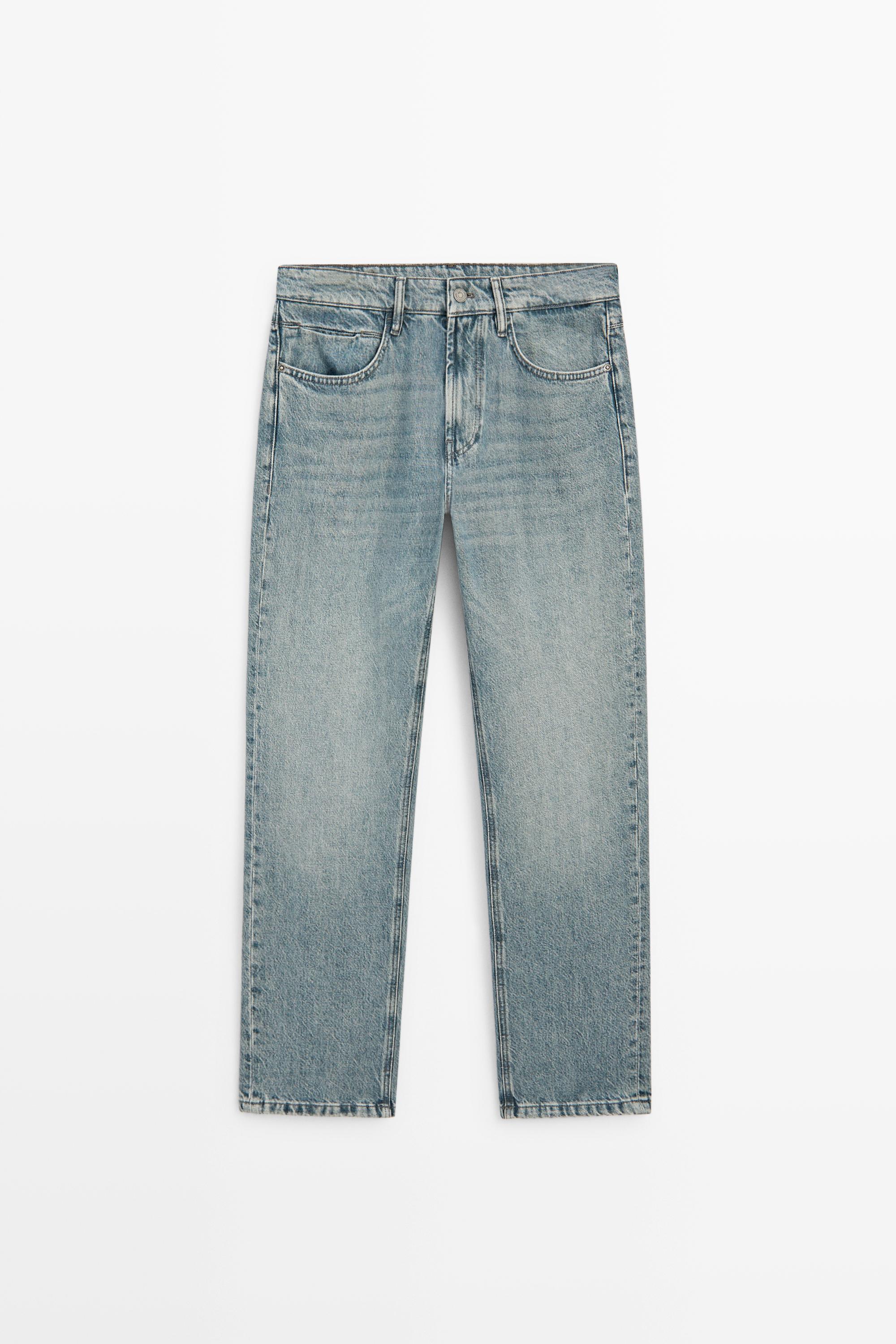 Tapered Fit Jeans Blue