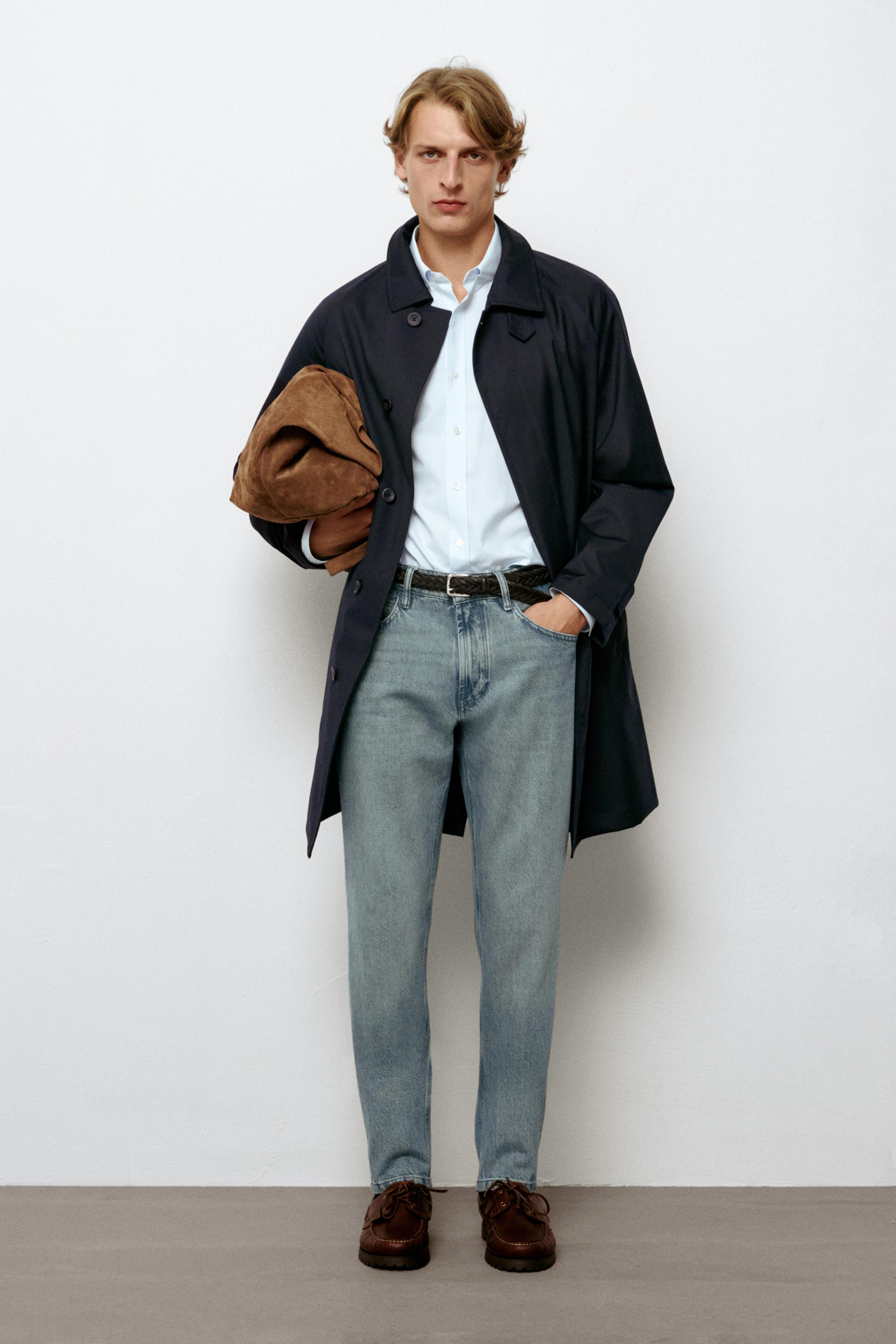 Tapered Fit Jeans Blue