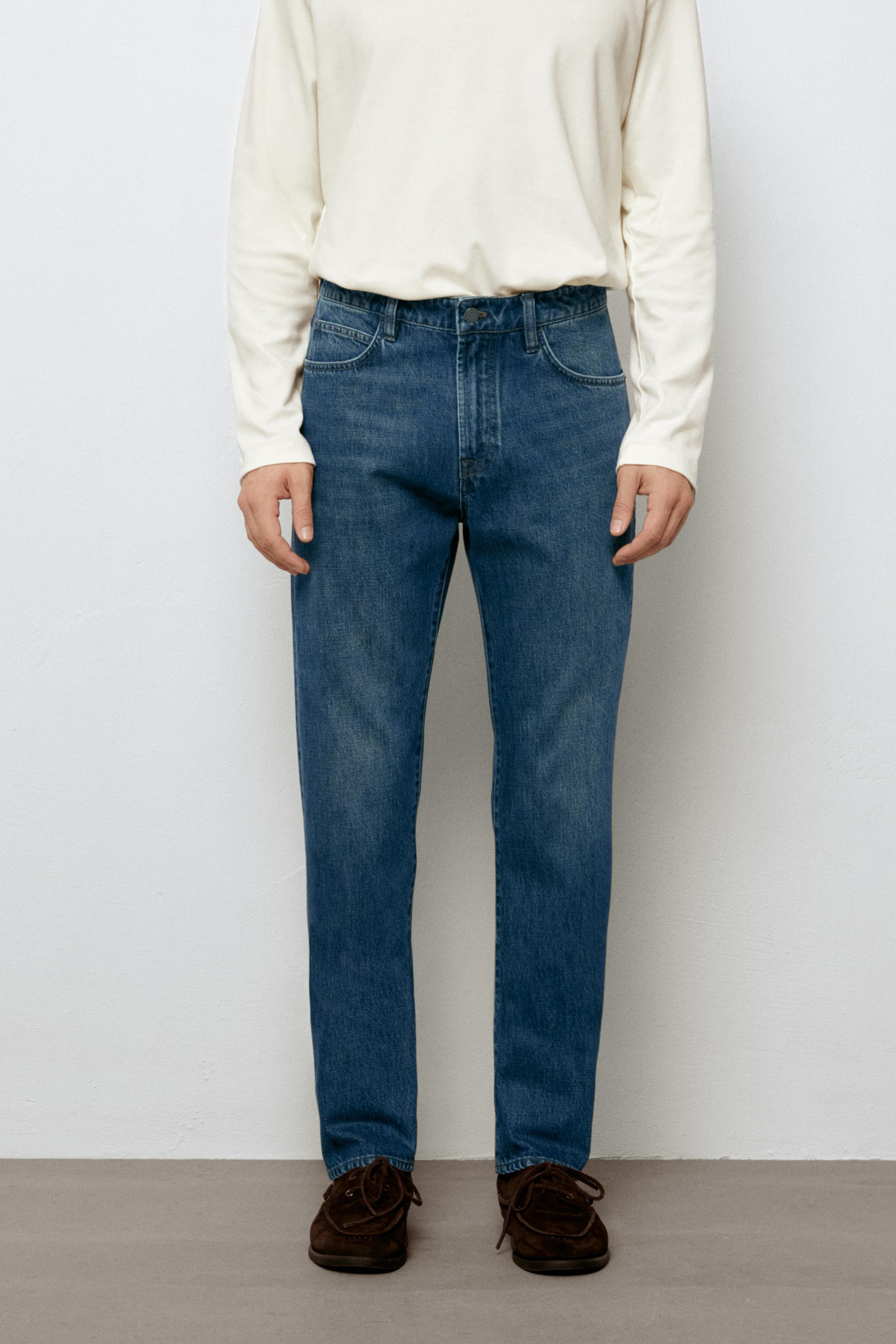 Tapered fit jeans Dark Blue