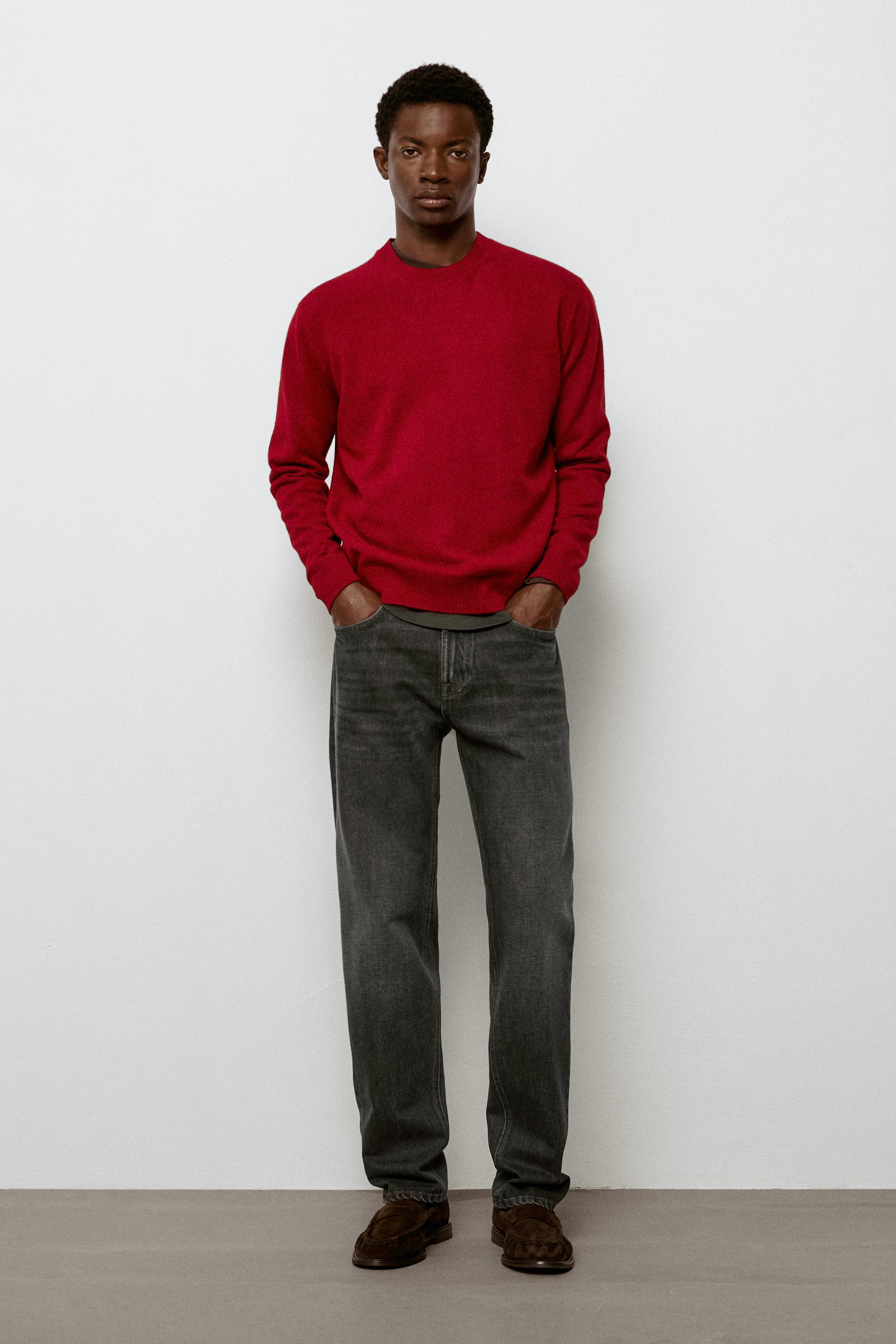 Tapered fit jeans Grey