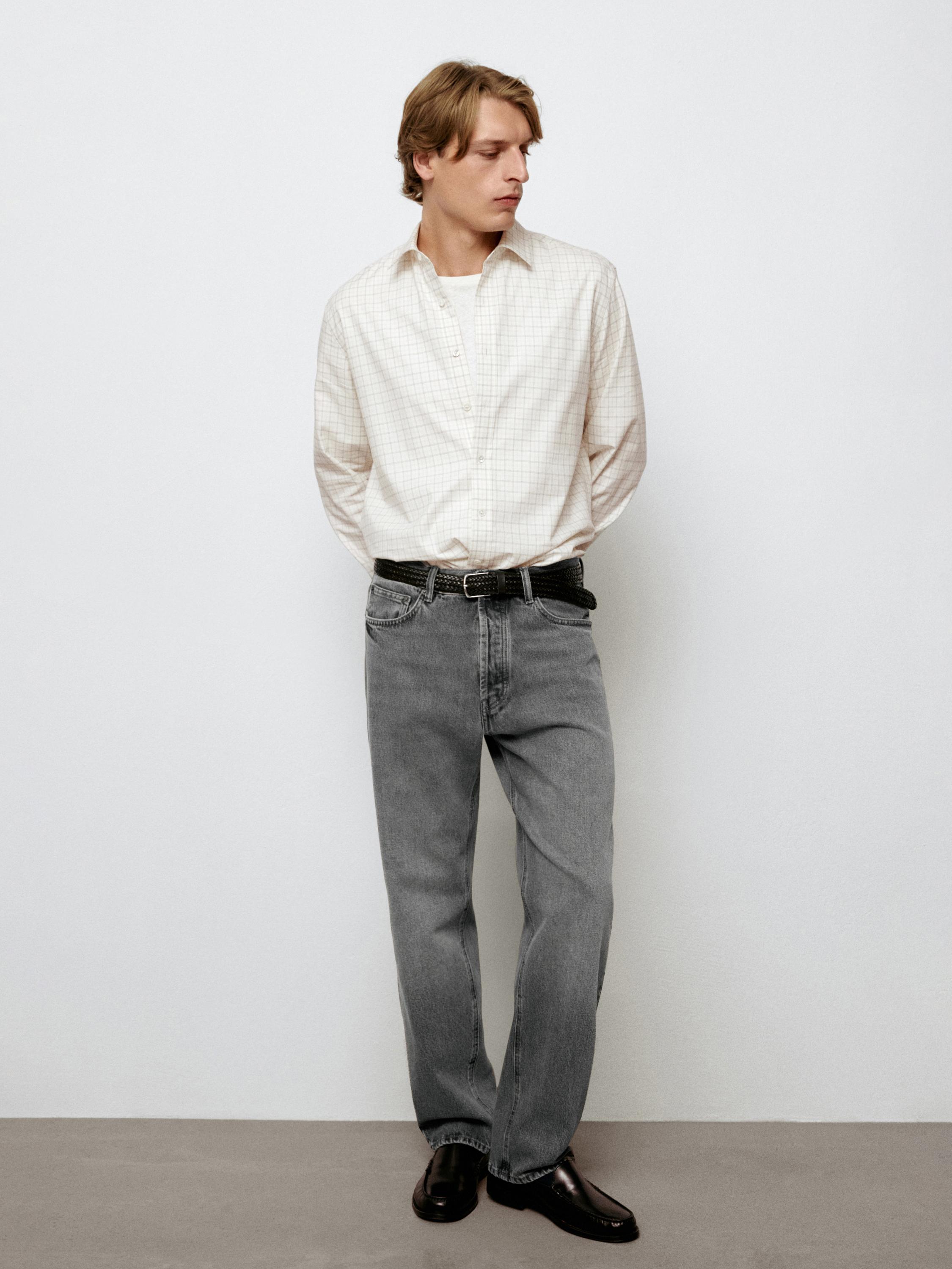 Straight-leg jeans Grey