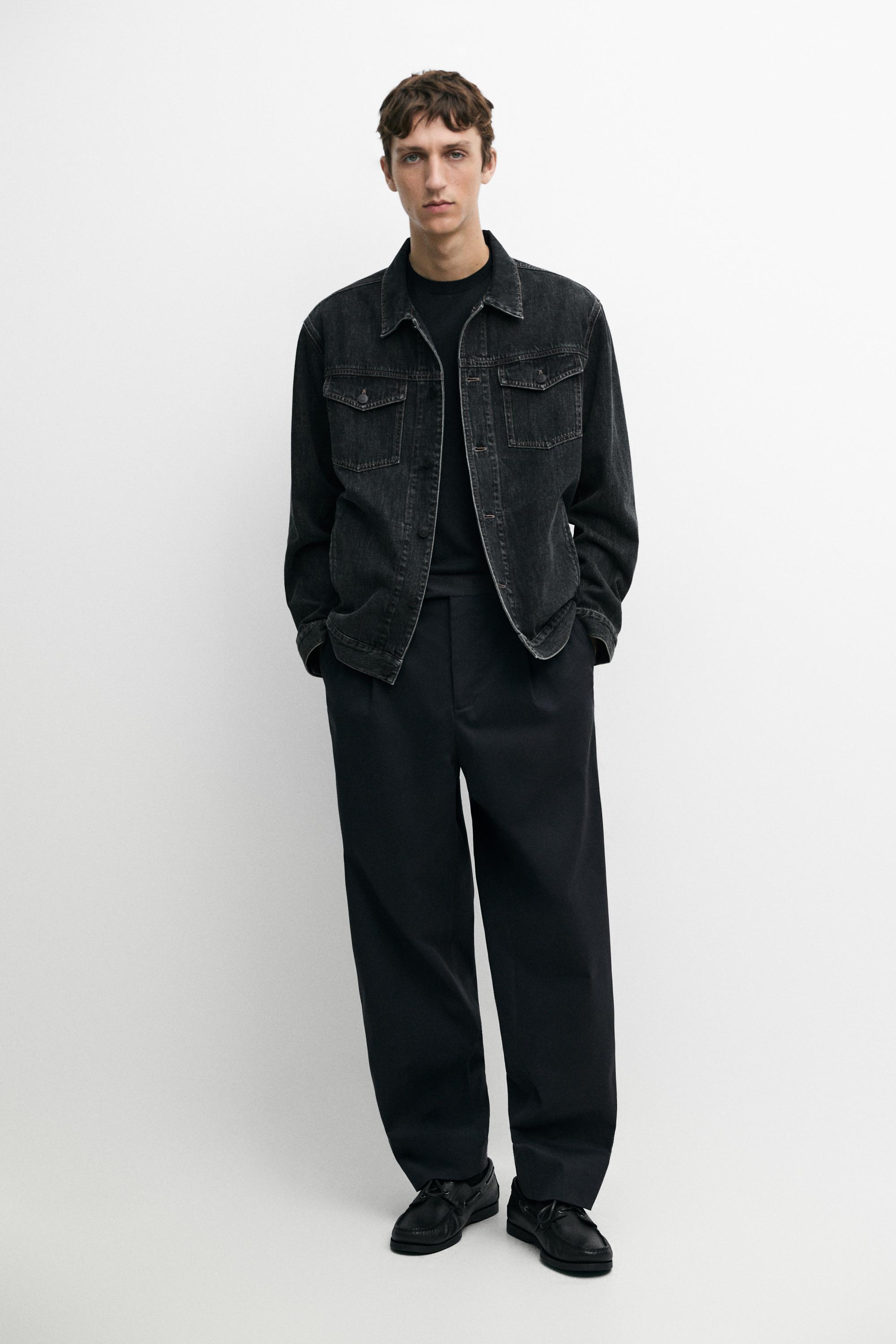 Regular Fit Cotton Denim Jacket Indigo
