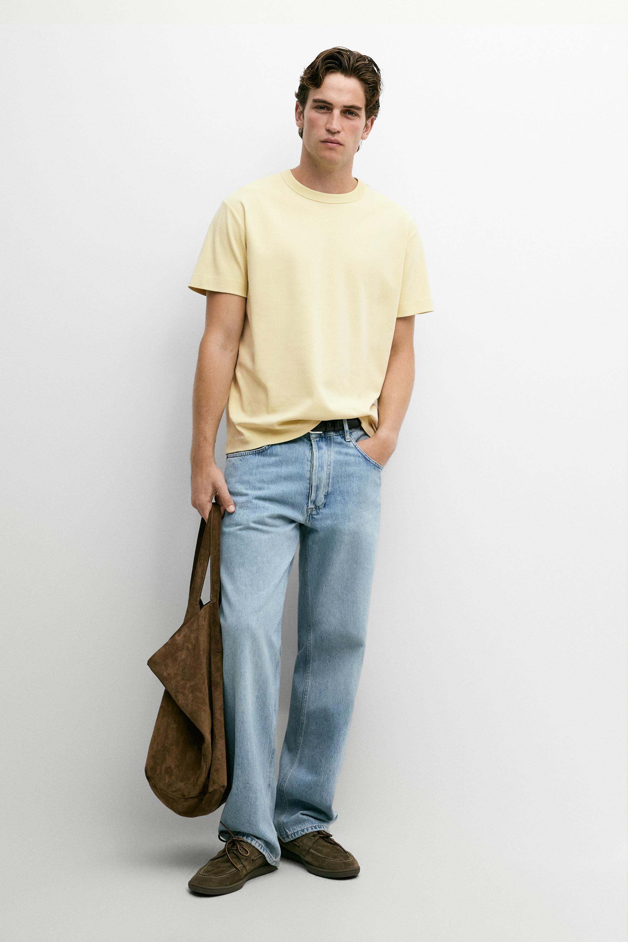 100% cotton short-sleeve T-shirt Lime