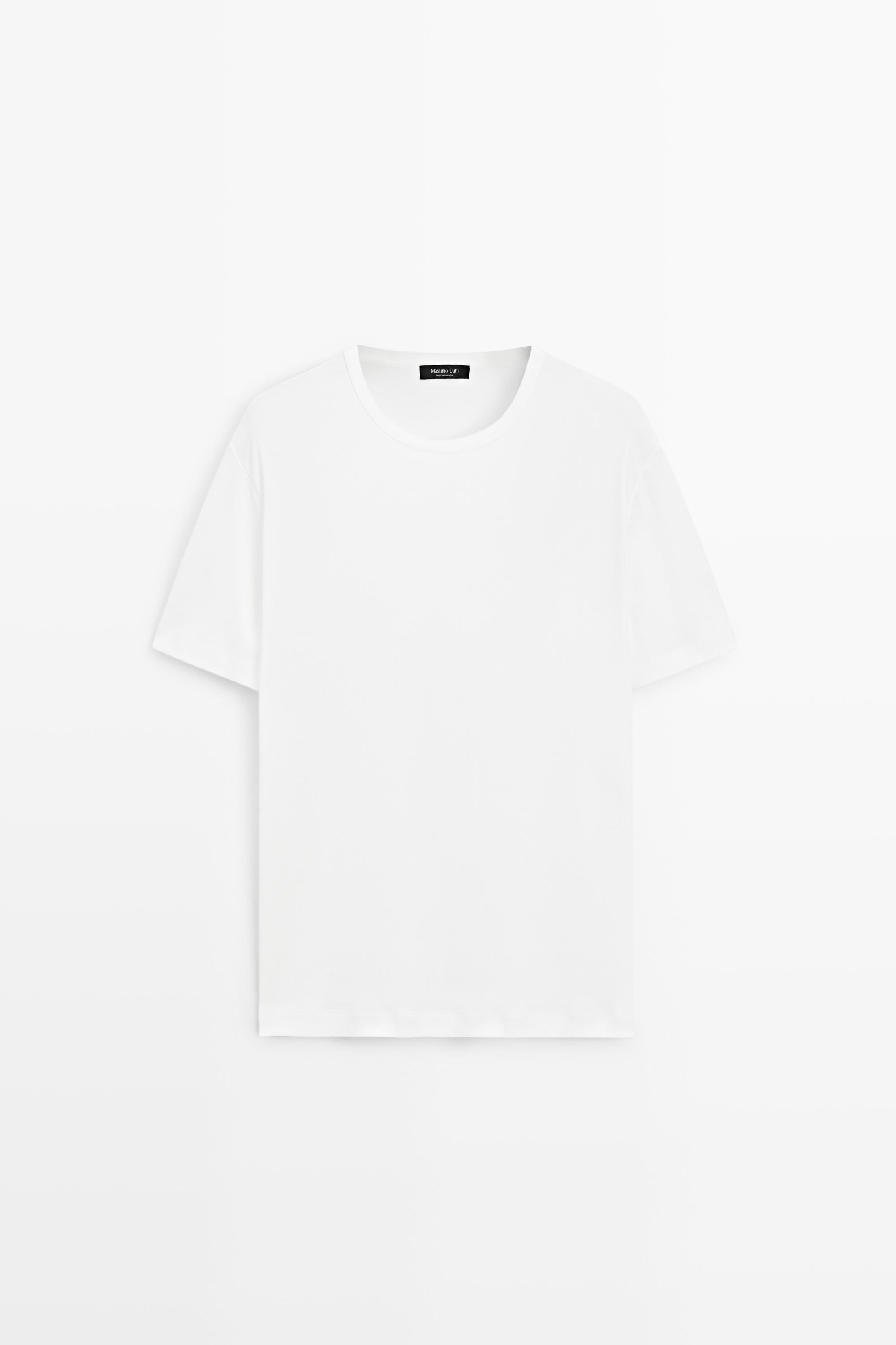 100% Cotton Short-Sleeve T-Shirt White