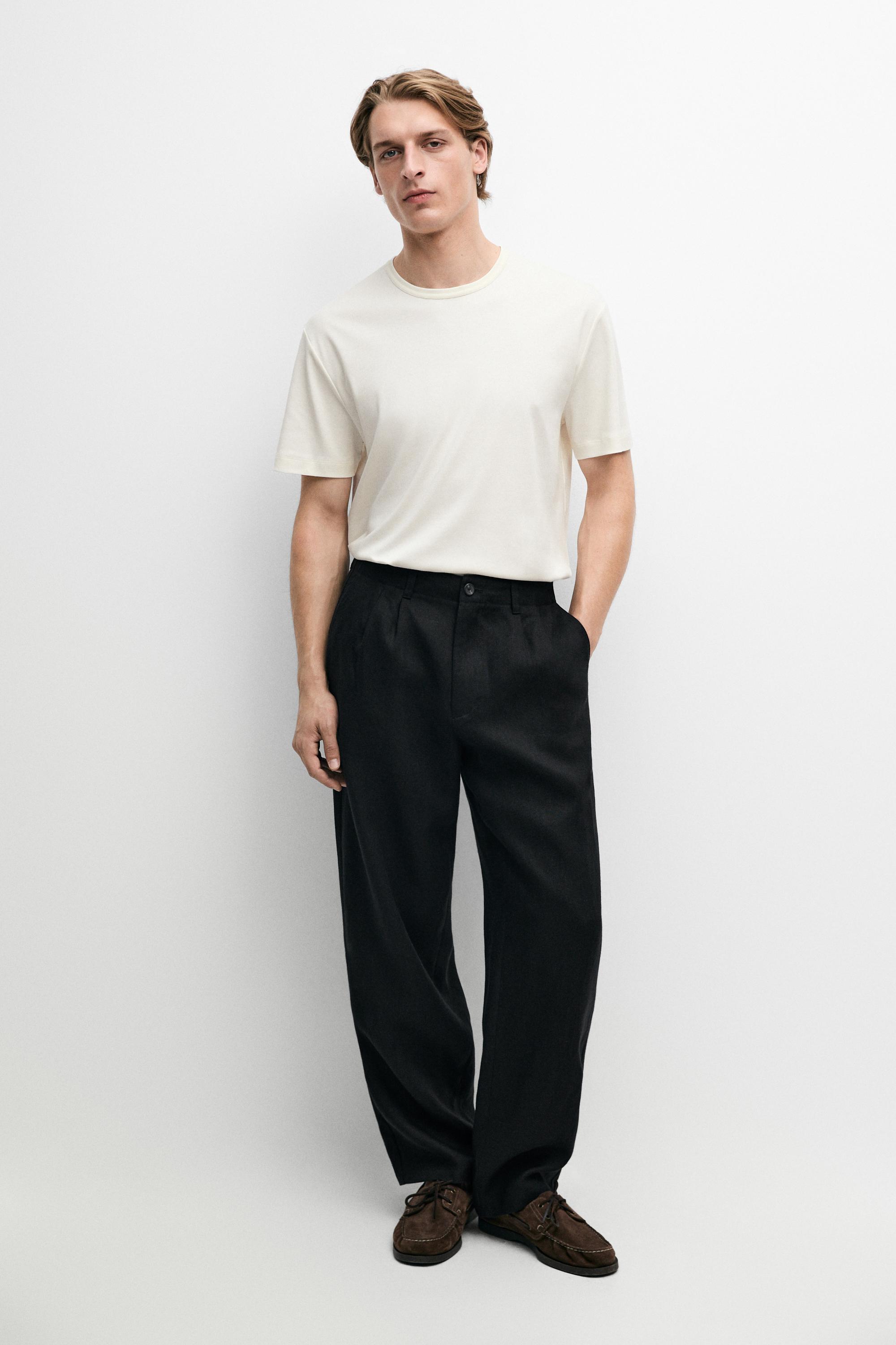 100% Cotton Short-Sleeve T-Shirt Vanilla