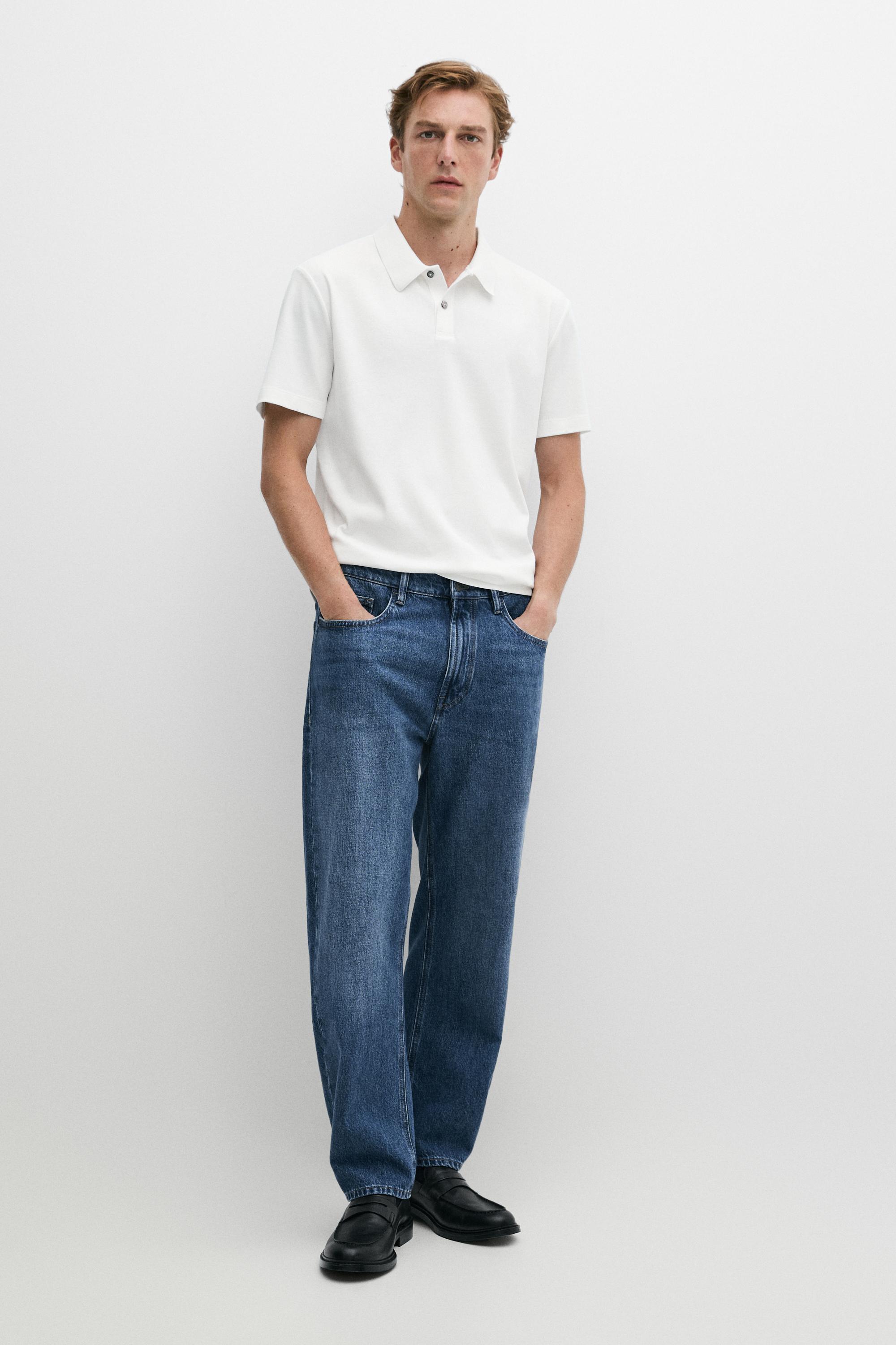 100% cotton short sleeve polo shirt White