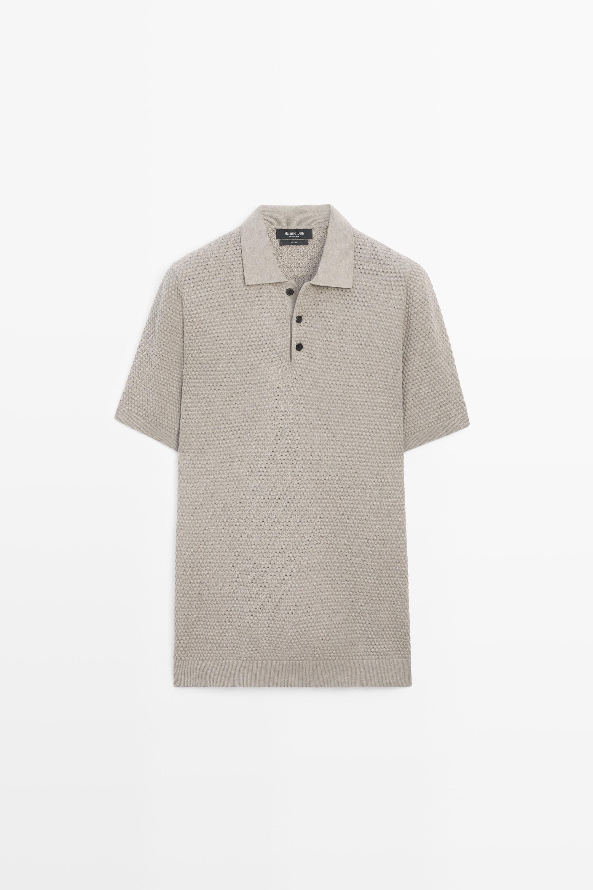 100% Cotton Short Sleeve Knit Polo 0-847