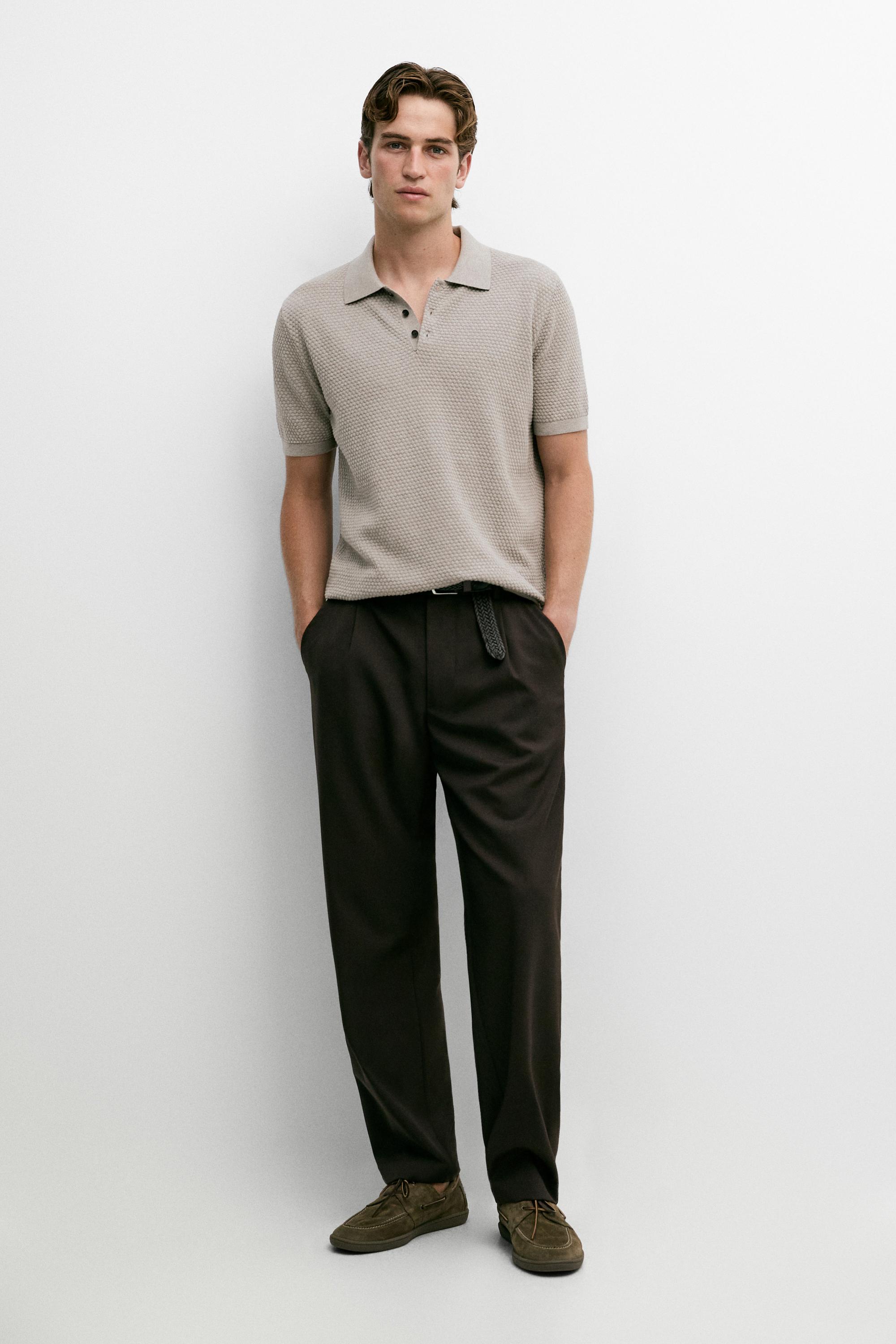 100% Cotton Short Sleeve Knit Polo 0-847