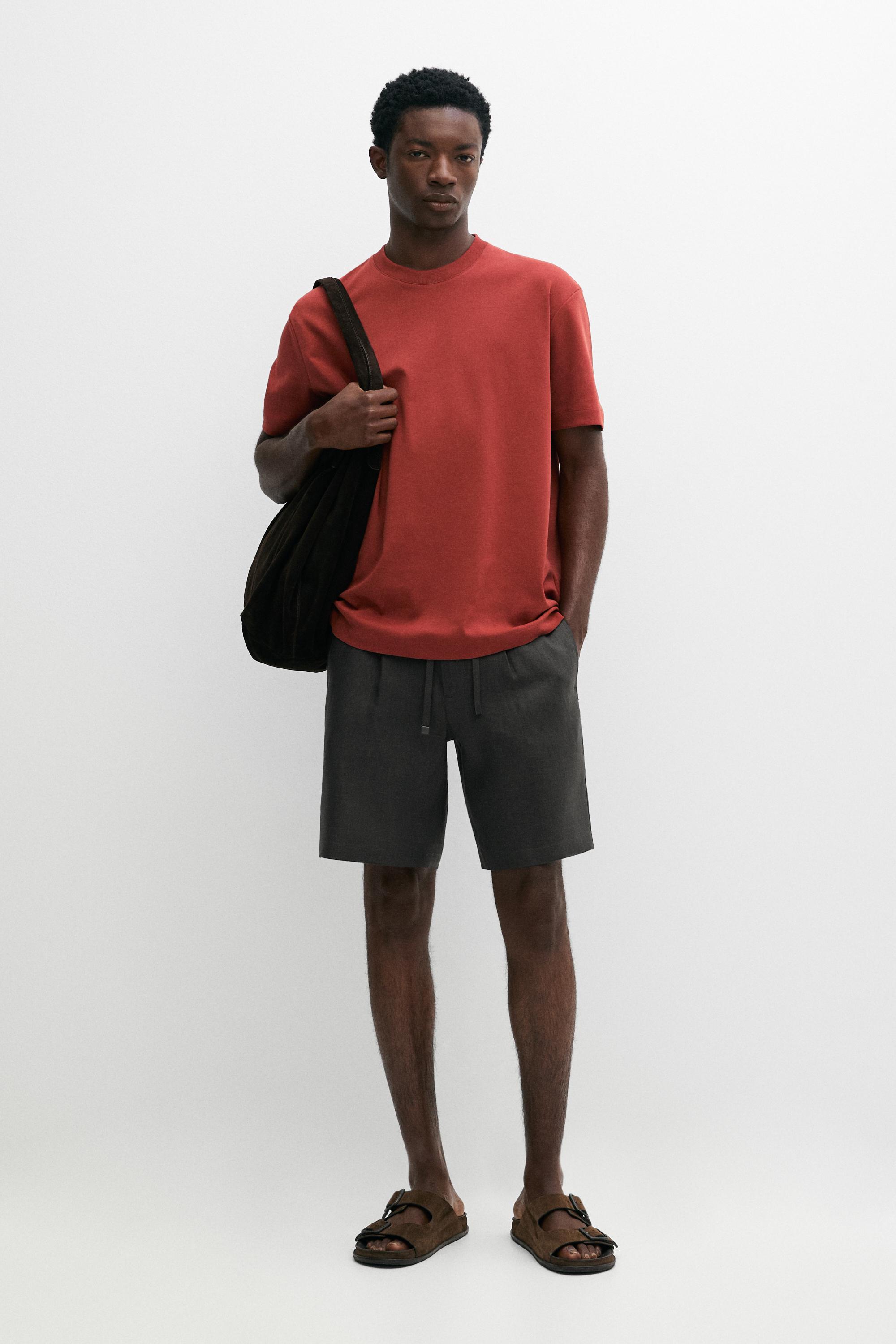 100% cotton short sleeve T-shirt Ruby Red