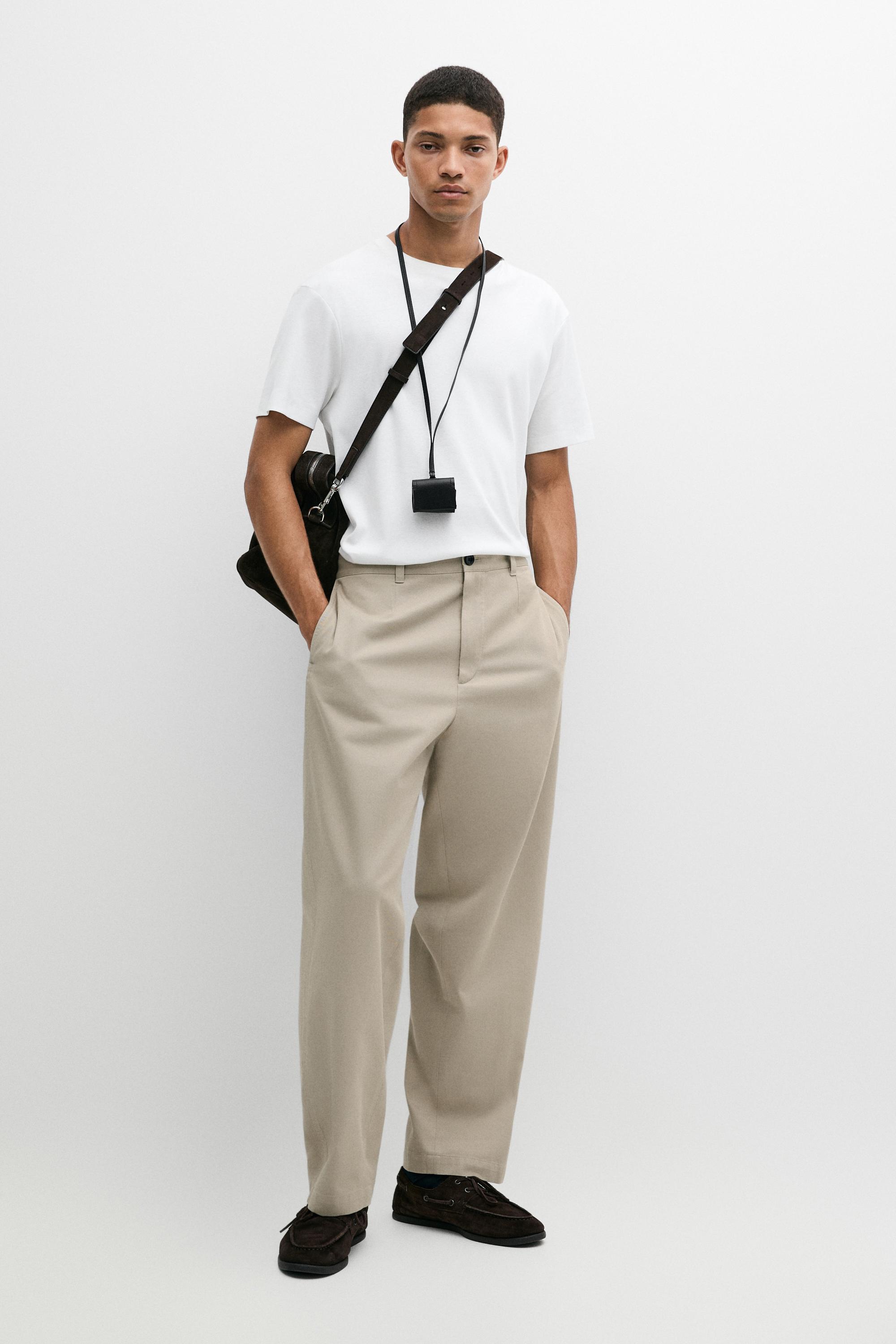 100% mercerised cotton T-shirt White