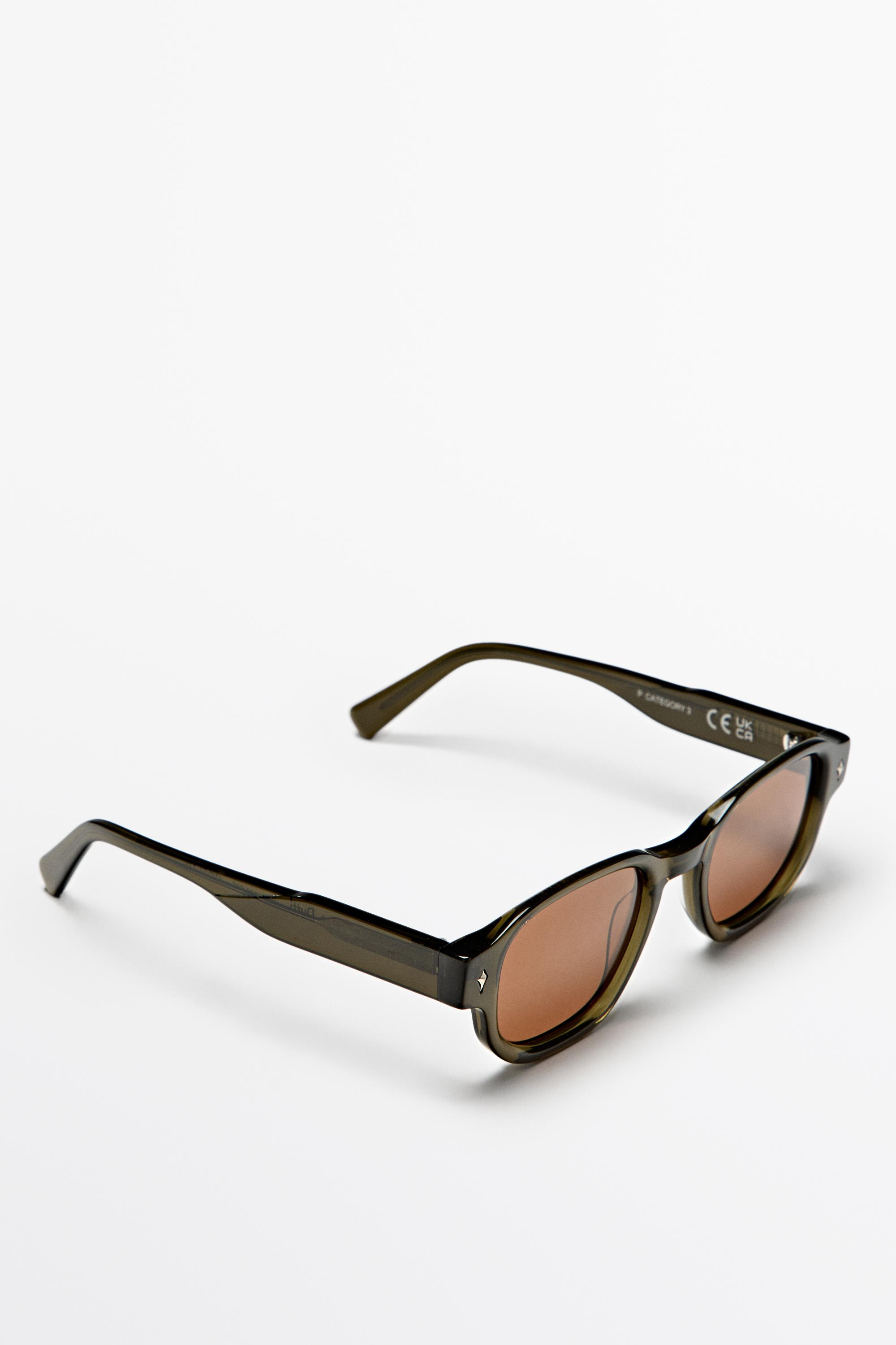 Geometric sunglasses Khaki