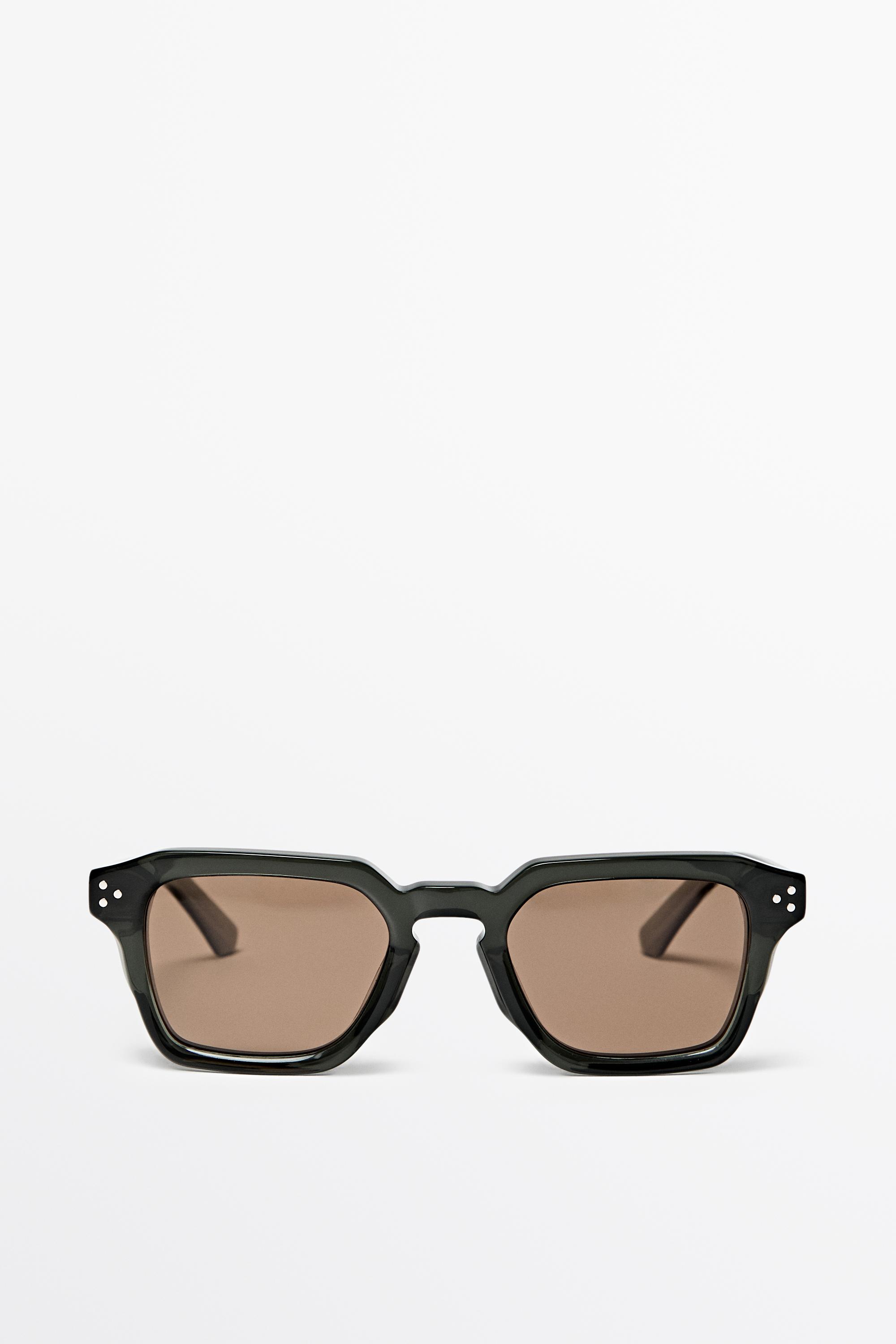 Rectangular sunglasses Green