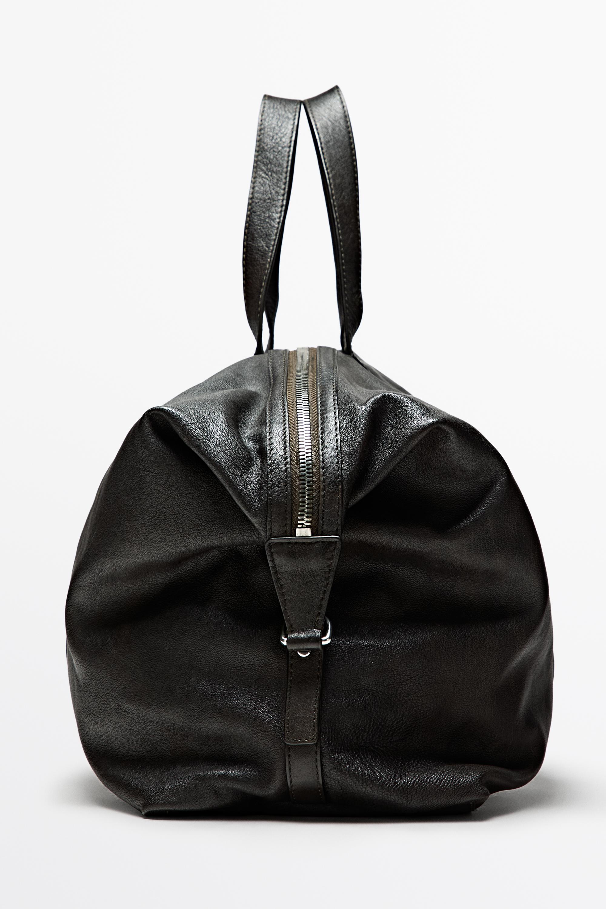 Nappa leather sport bag Khaki