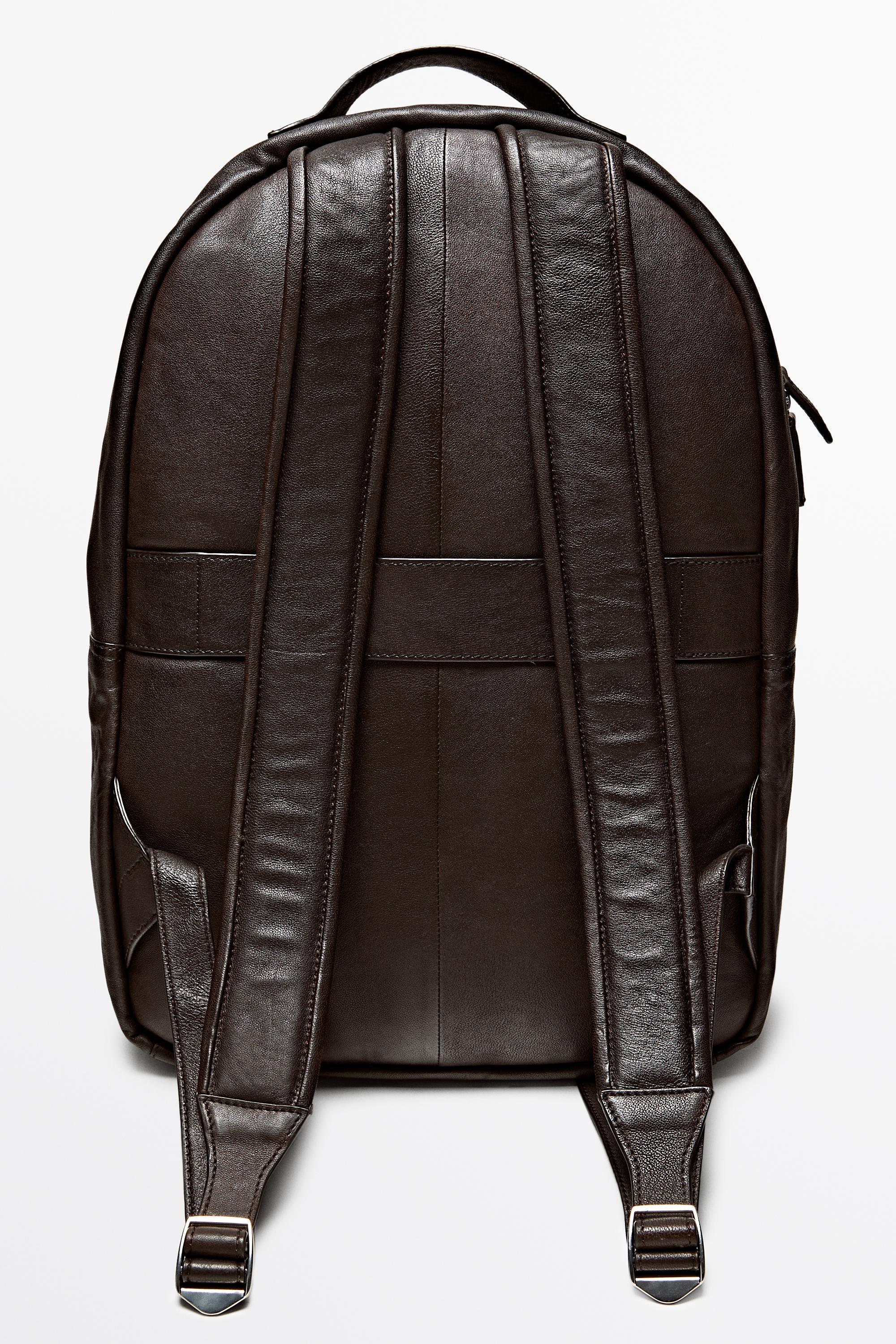 Nappa leather backpack Brown