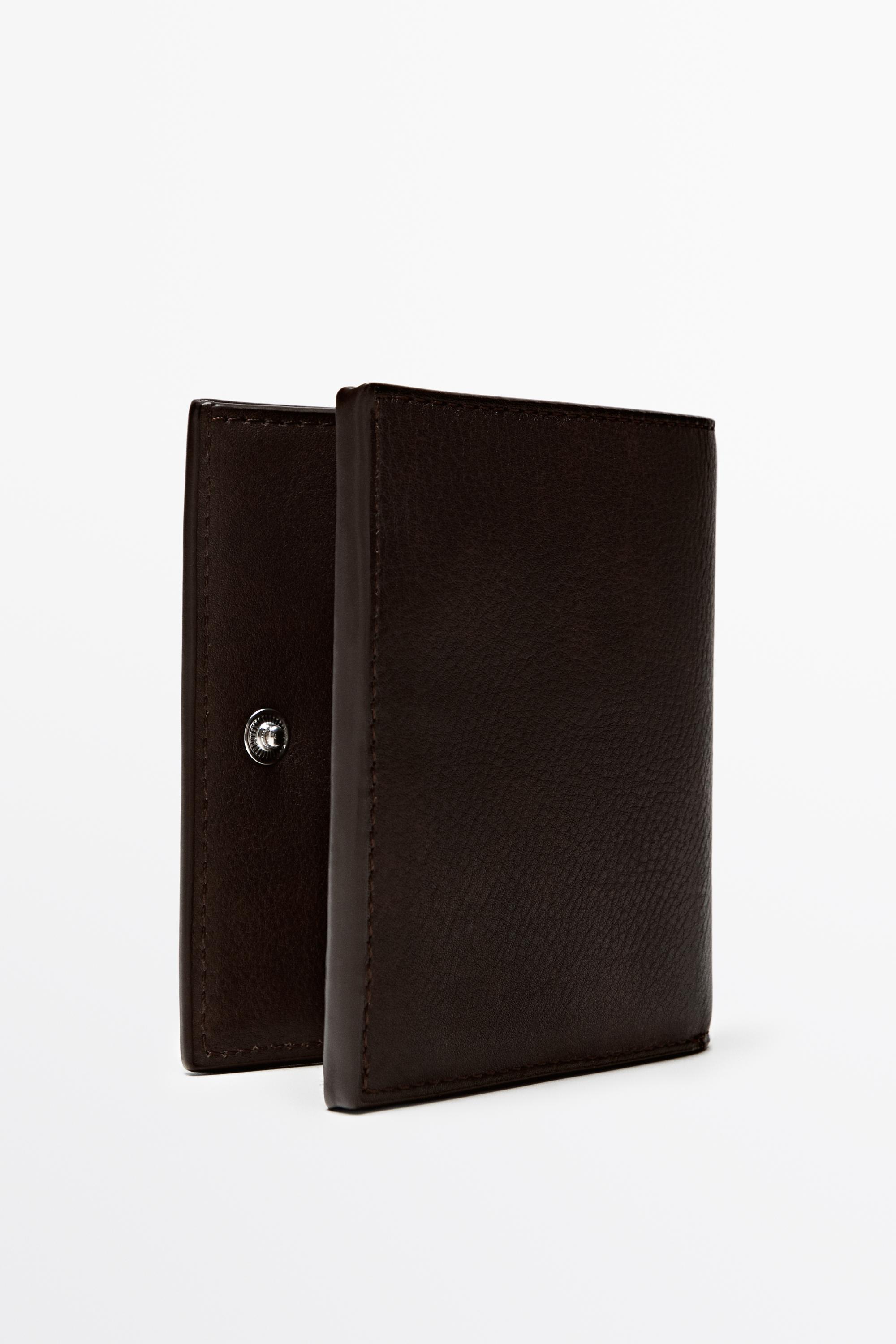 Nappa leather wallet Brown