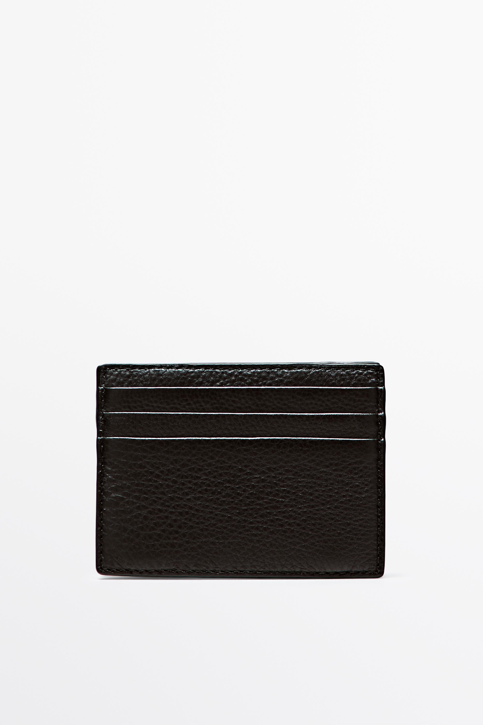 Nappa leather "magic" wallet Black