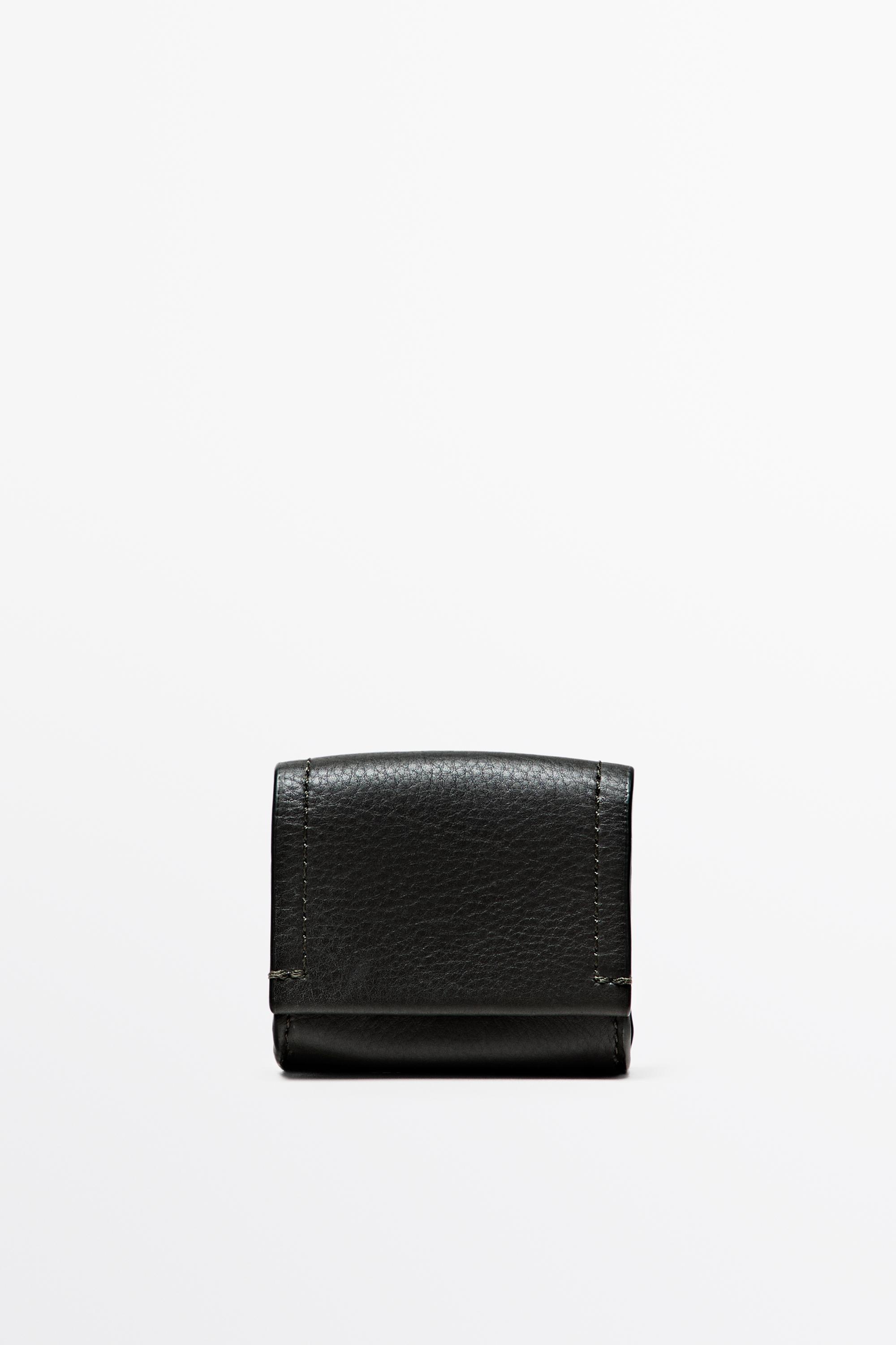 Nappa leather AirPods case Black
