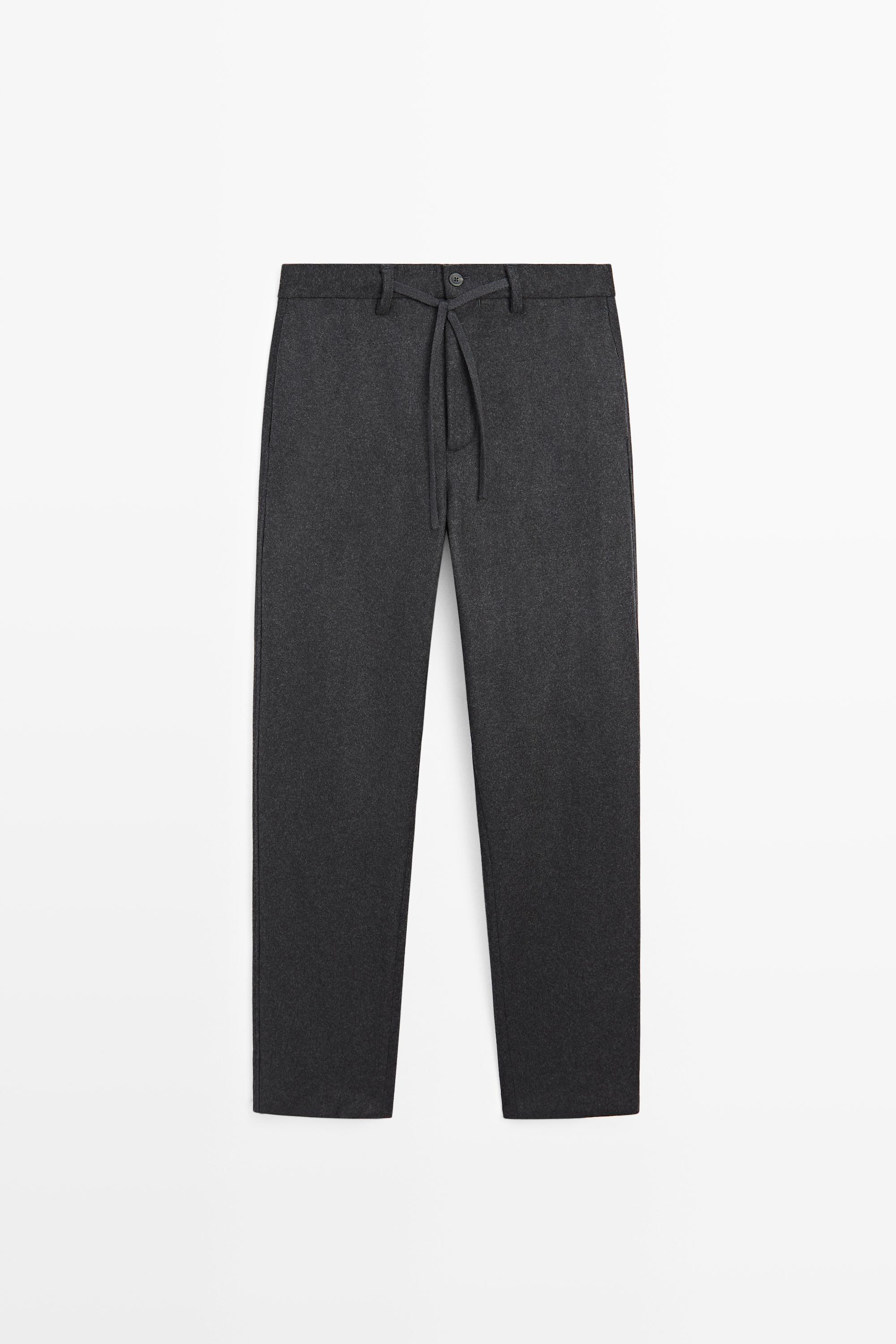 100% wool total look pants Grey