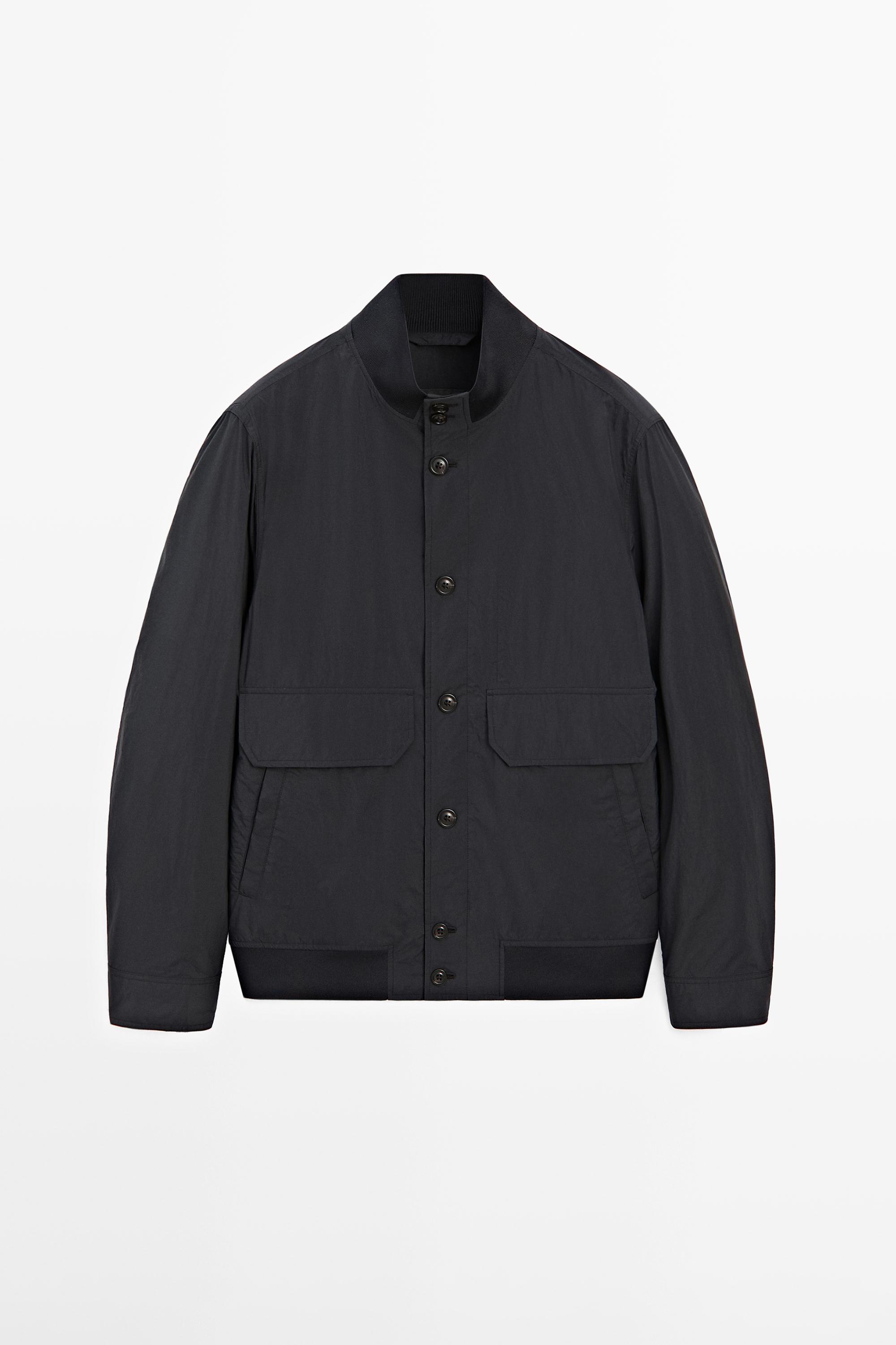 Bomber jacket with pocket details Dark Navy