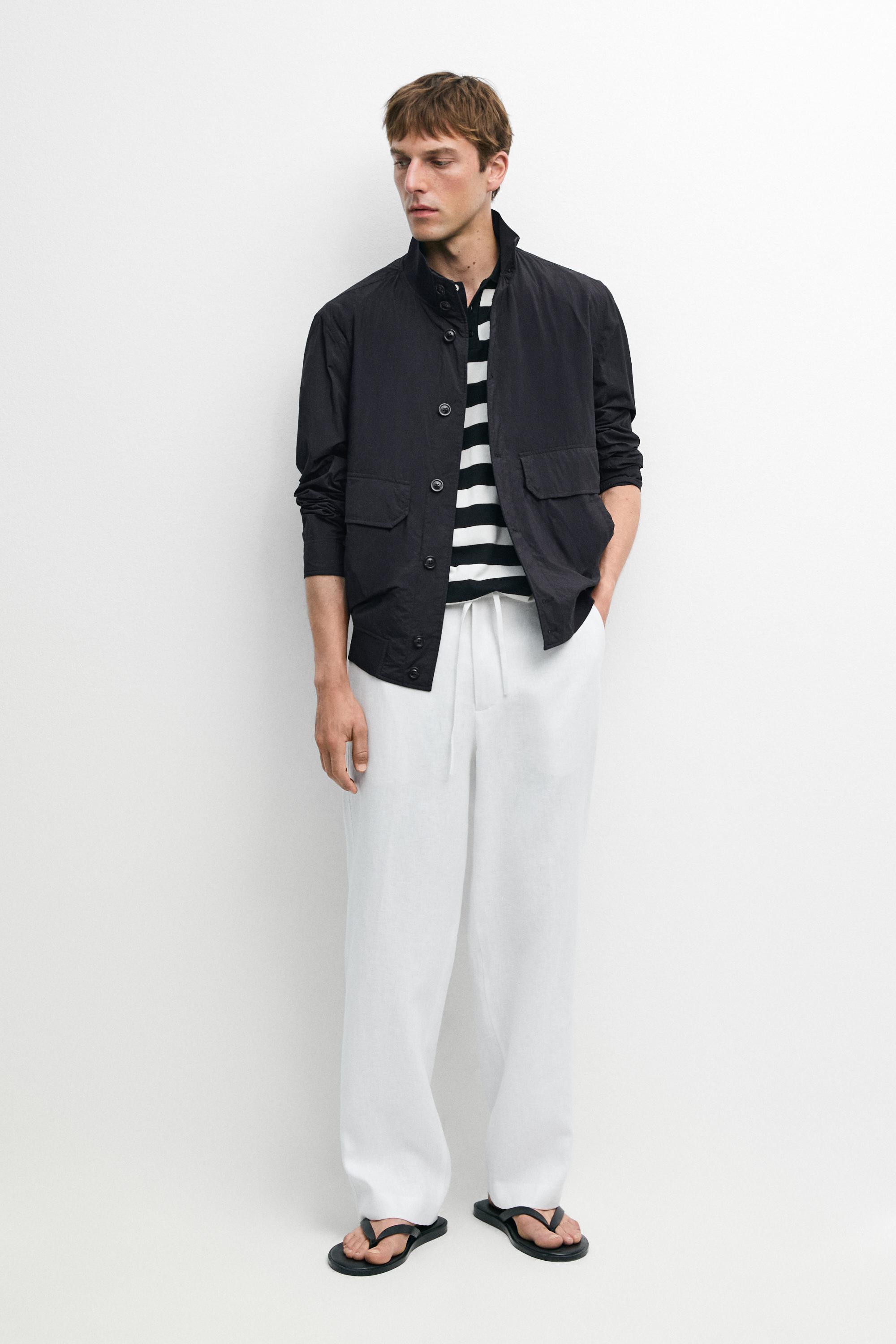 Bomber jacket with pocket details Dark Navy