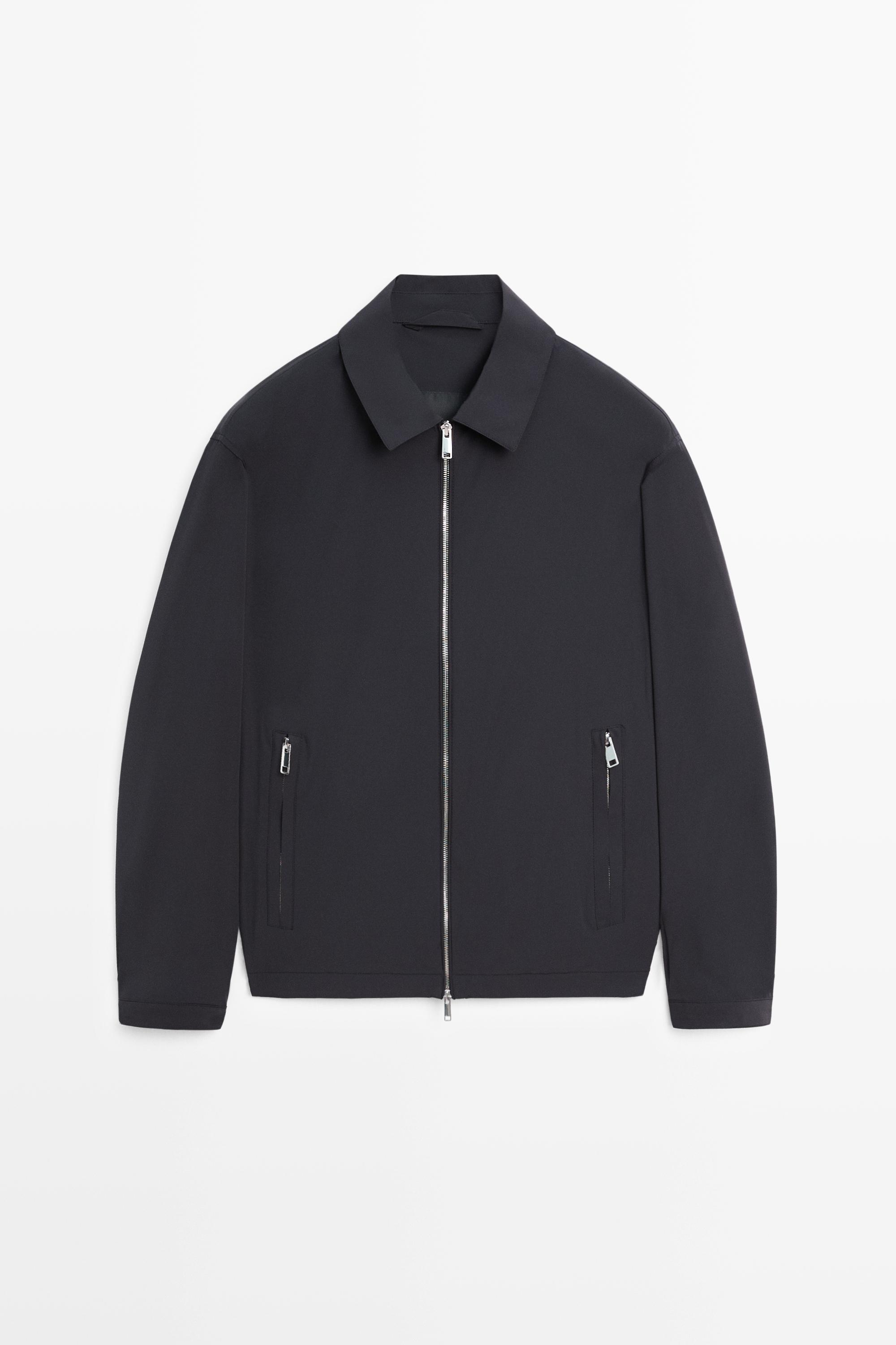 Lightweight short jacket Navy Blue