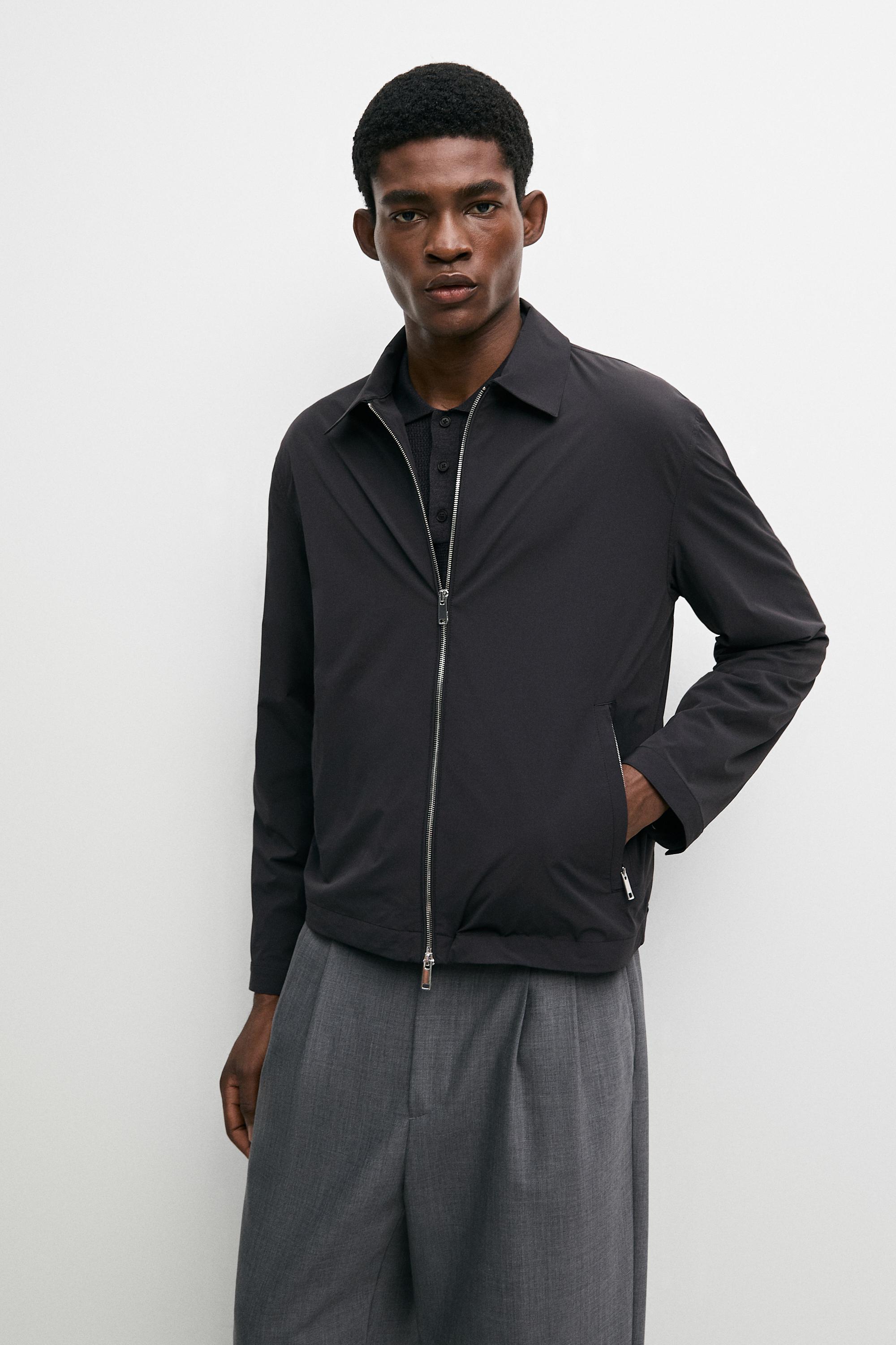 Lightweight short jacket Navy Blue