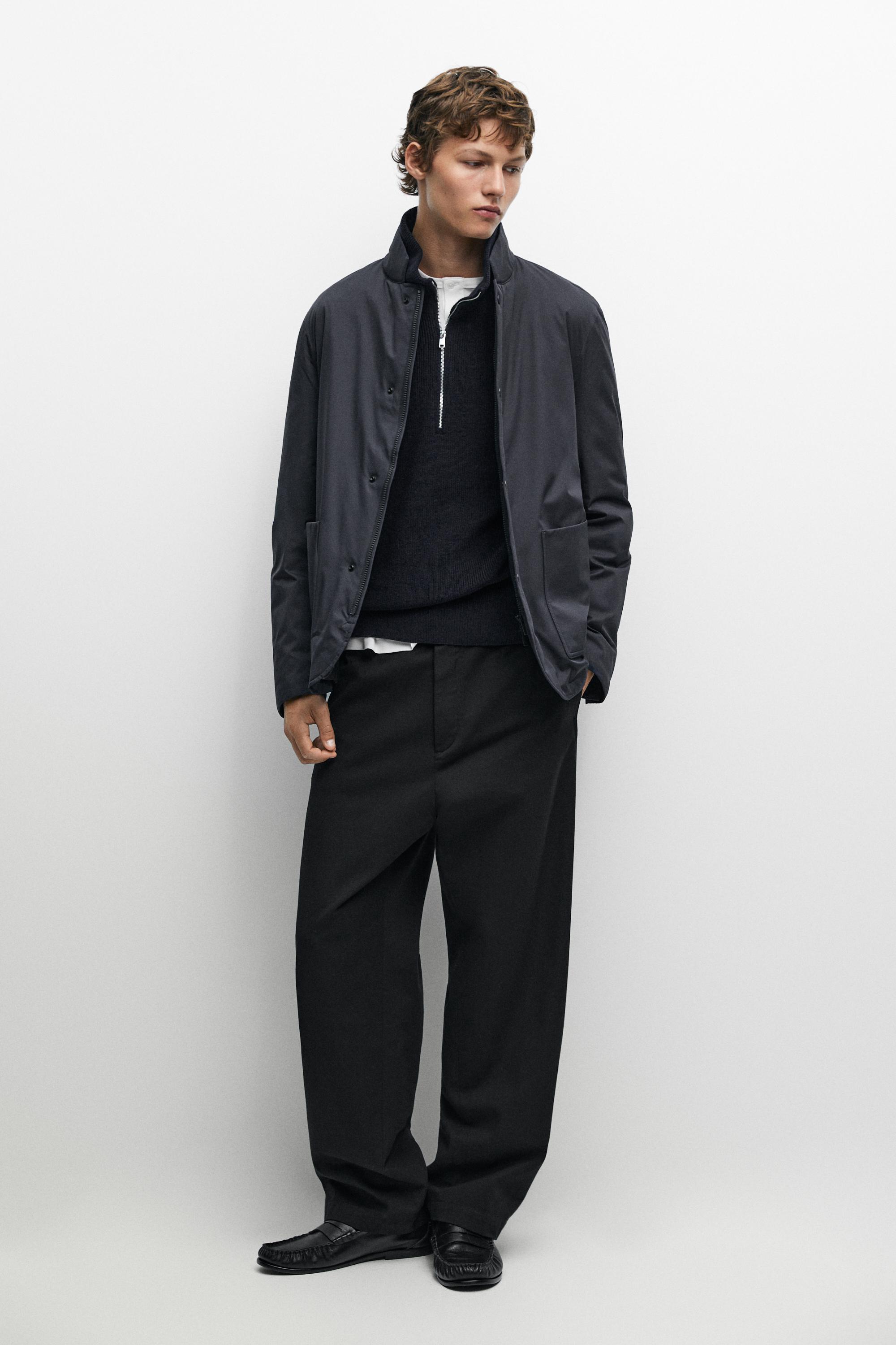 Stand-up collar down jacket Sky Blue