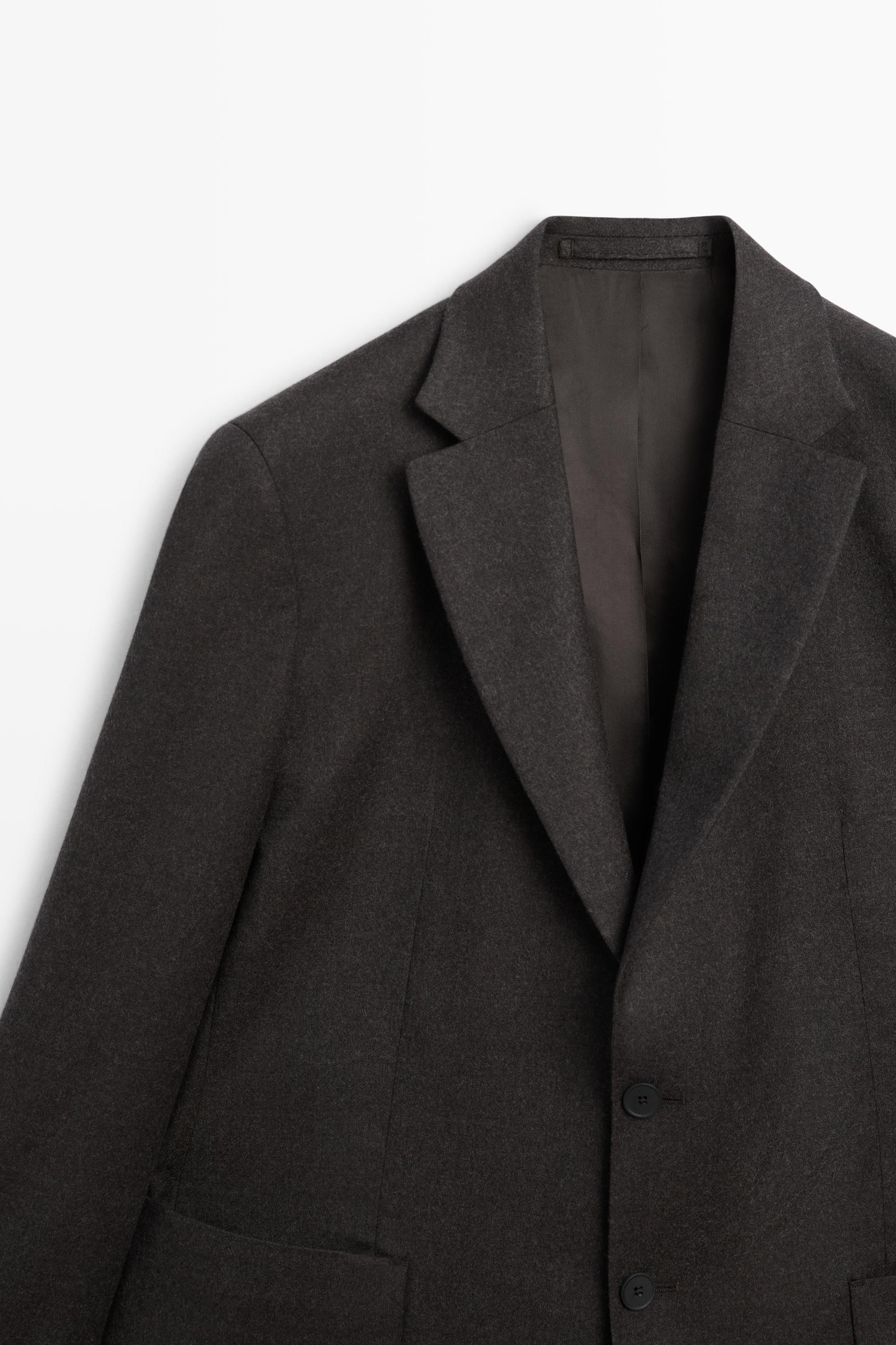 100% wool suit blazer Brown