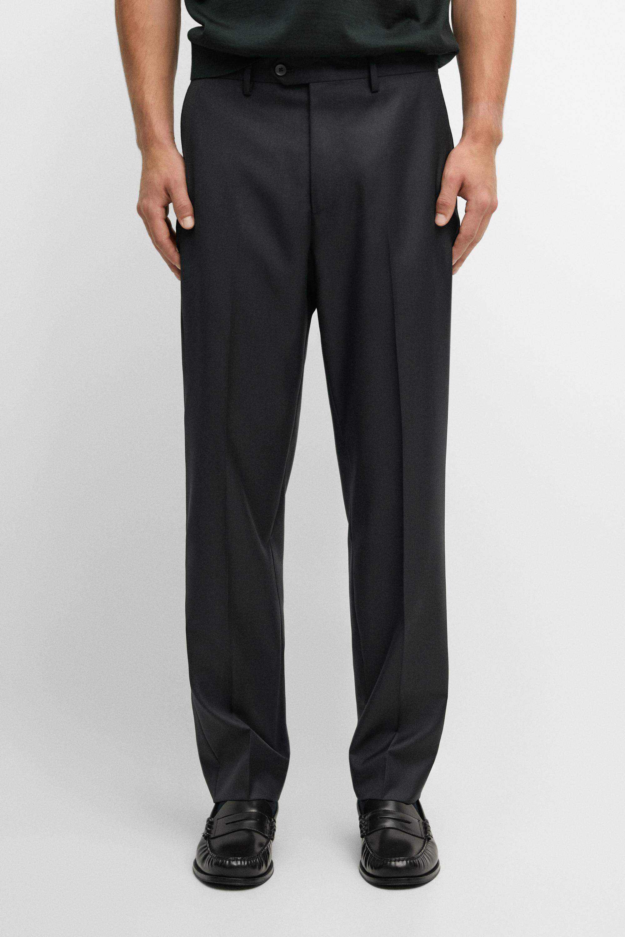 100% wool suit pants Charcoal