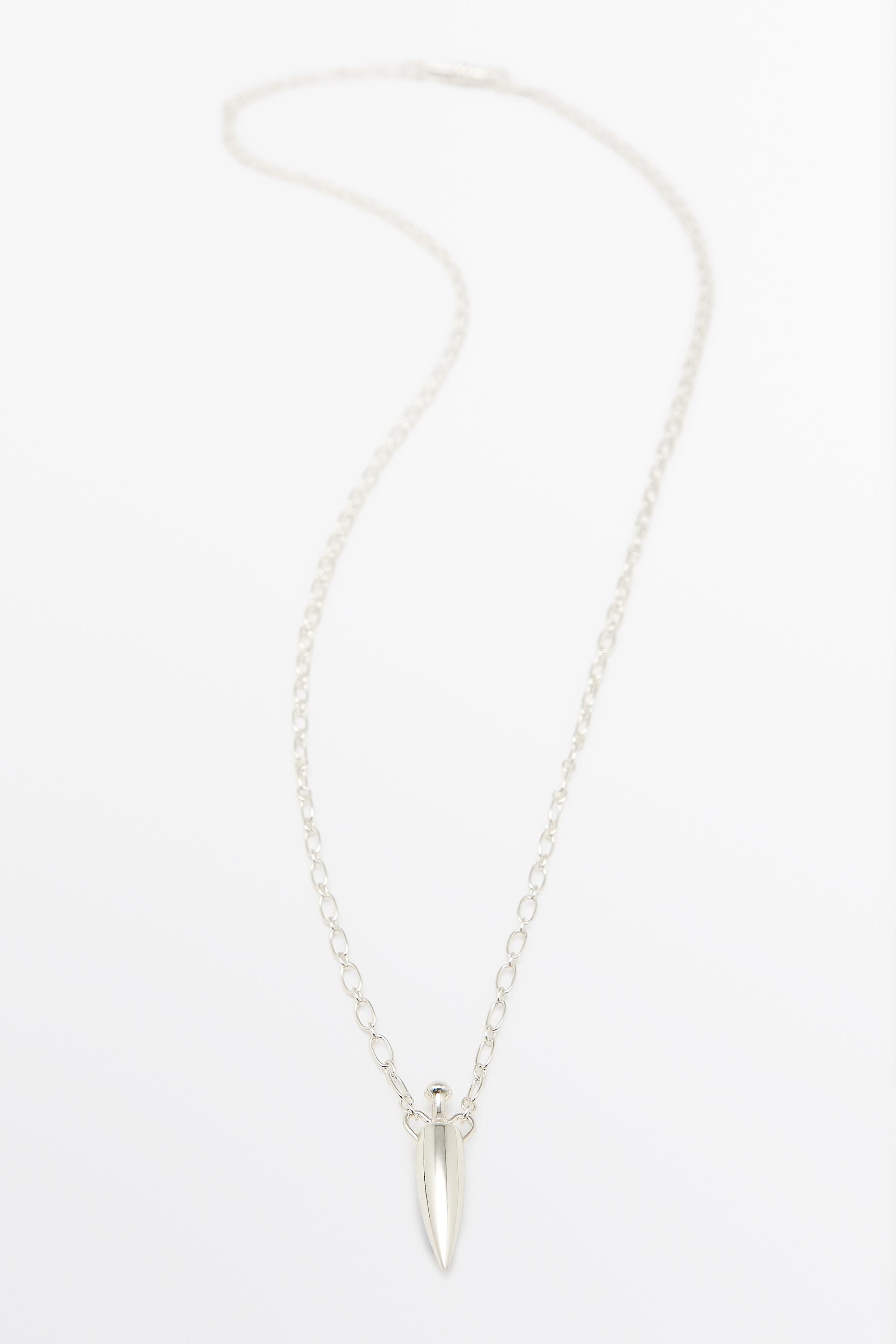 Amphora pendant necklace Silver