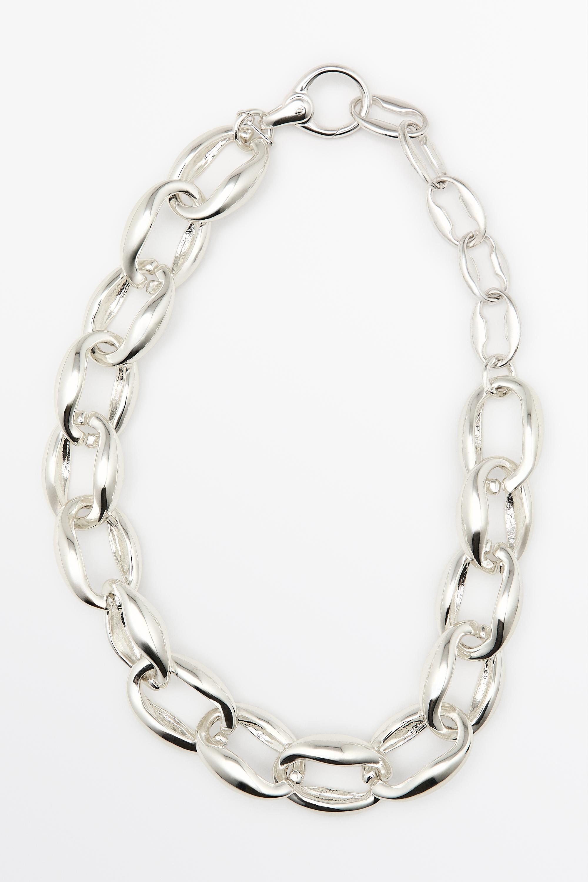 Chunky chain necklace Silver