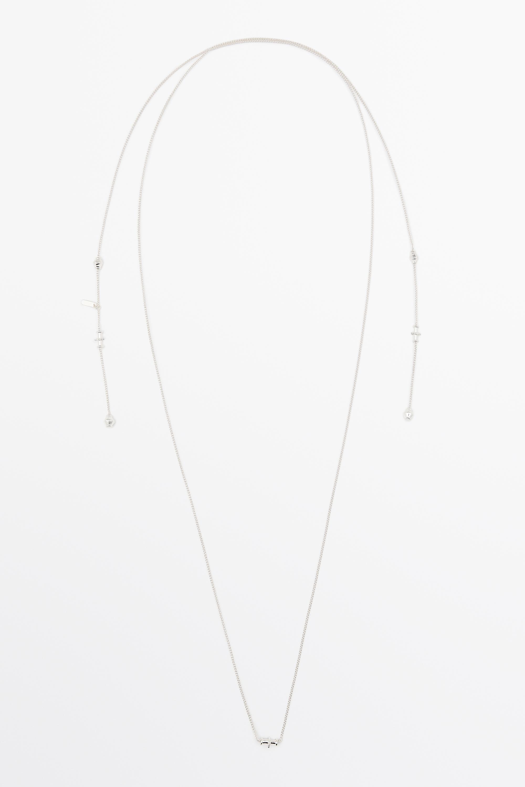 Multi-way piece necklace Silver