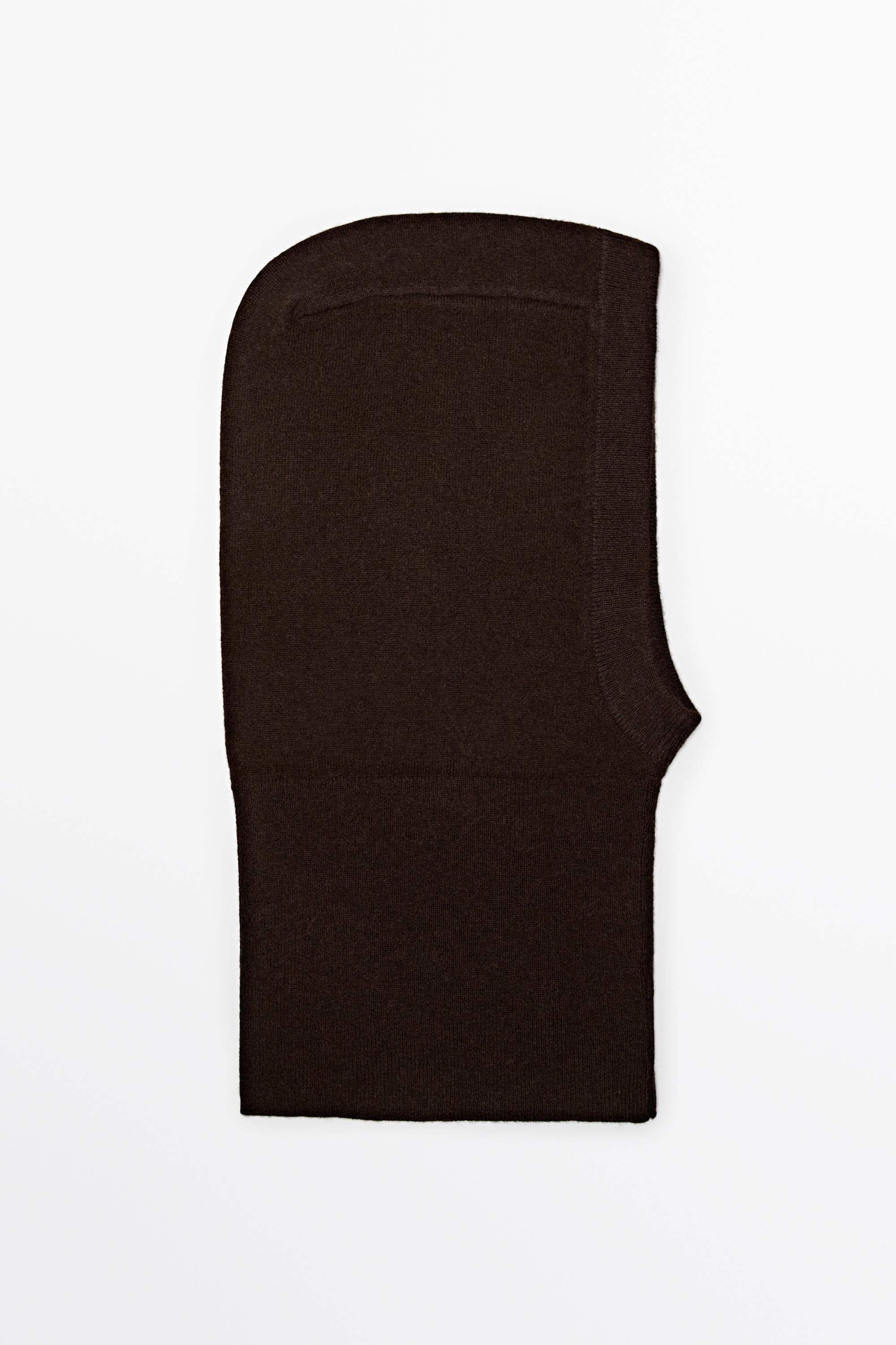 100% cashmere balaclava Brown