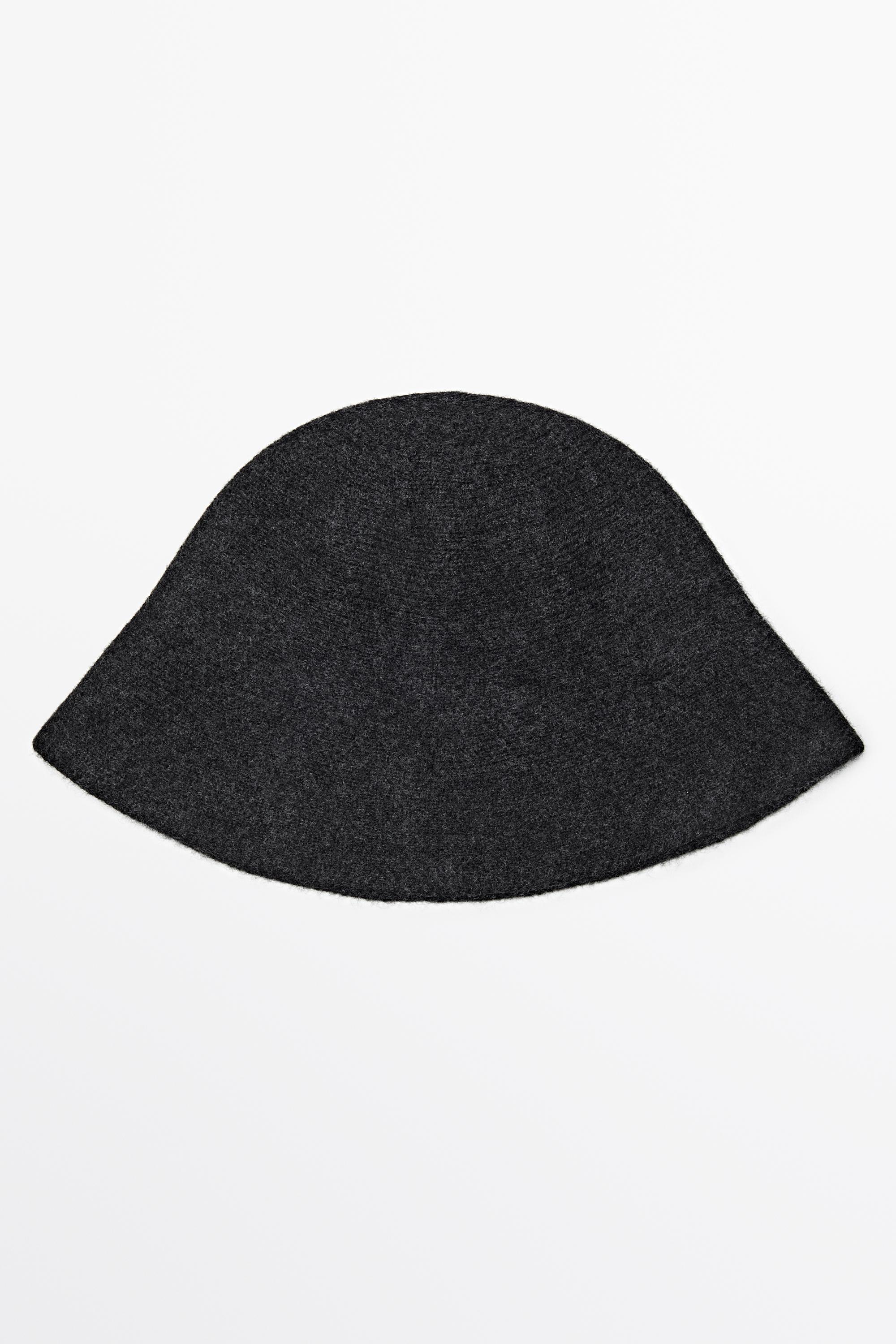Knit bucket hat Anthracite Grey