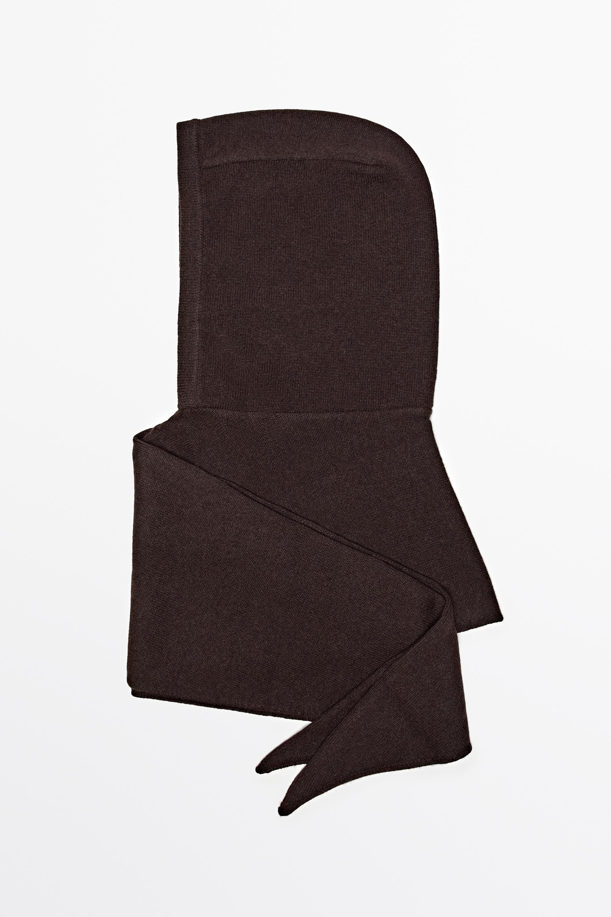 100% cashmere bandana balaclava Brown