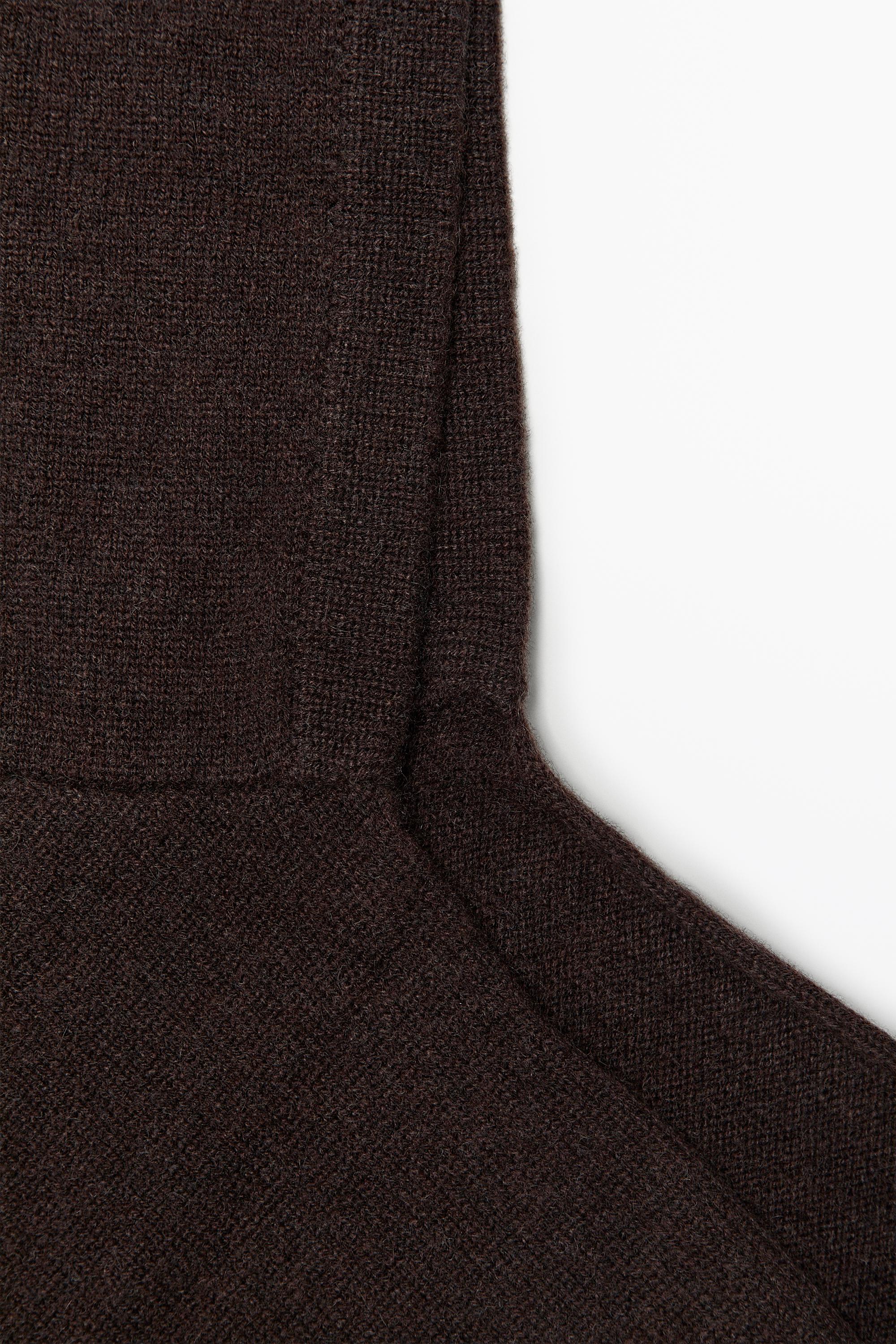 100% cashmere bandana balaclava Brown