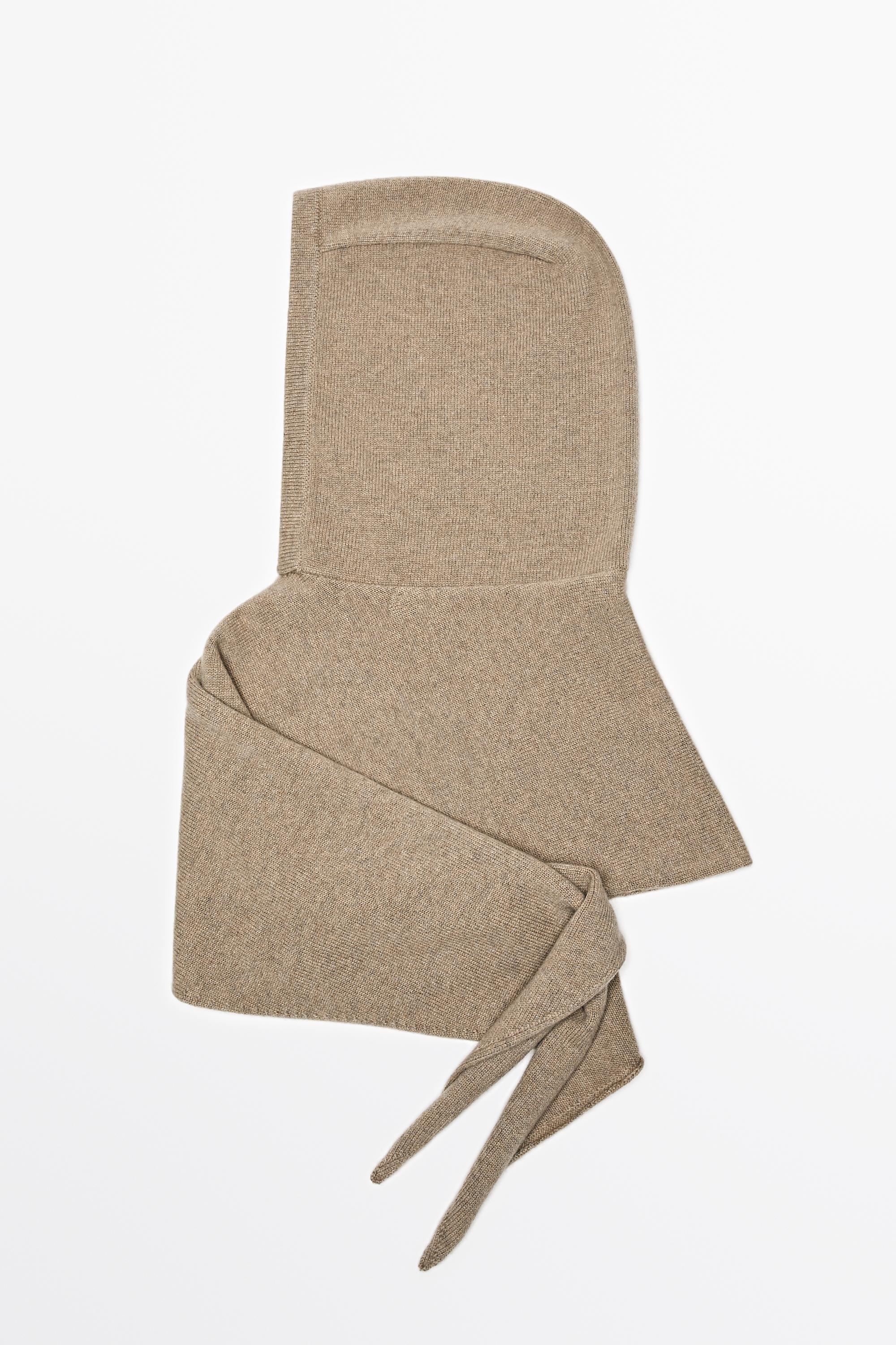 100% cashmere bandana balaclava Cream
