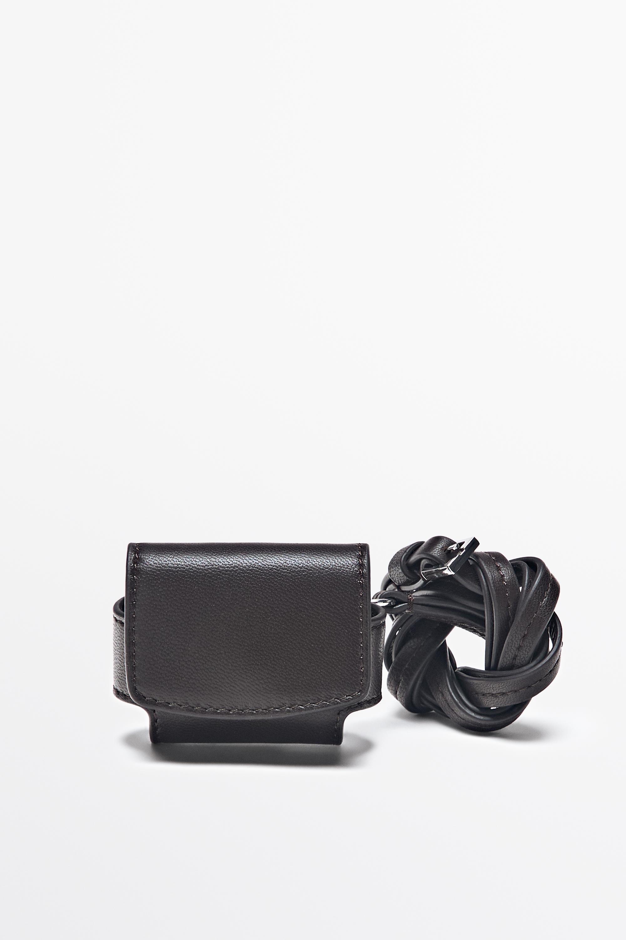 Nappa leather AirPods case Brown