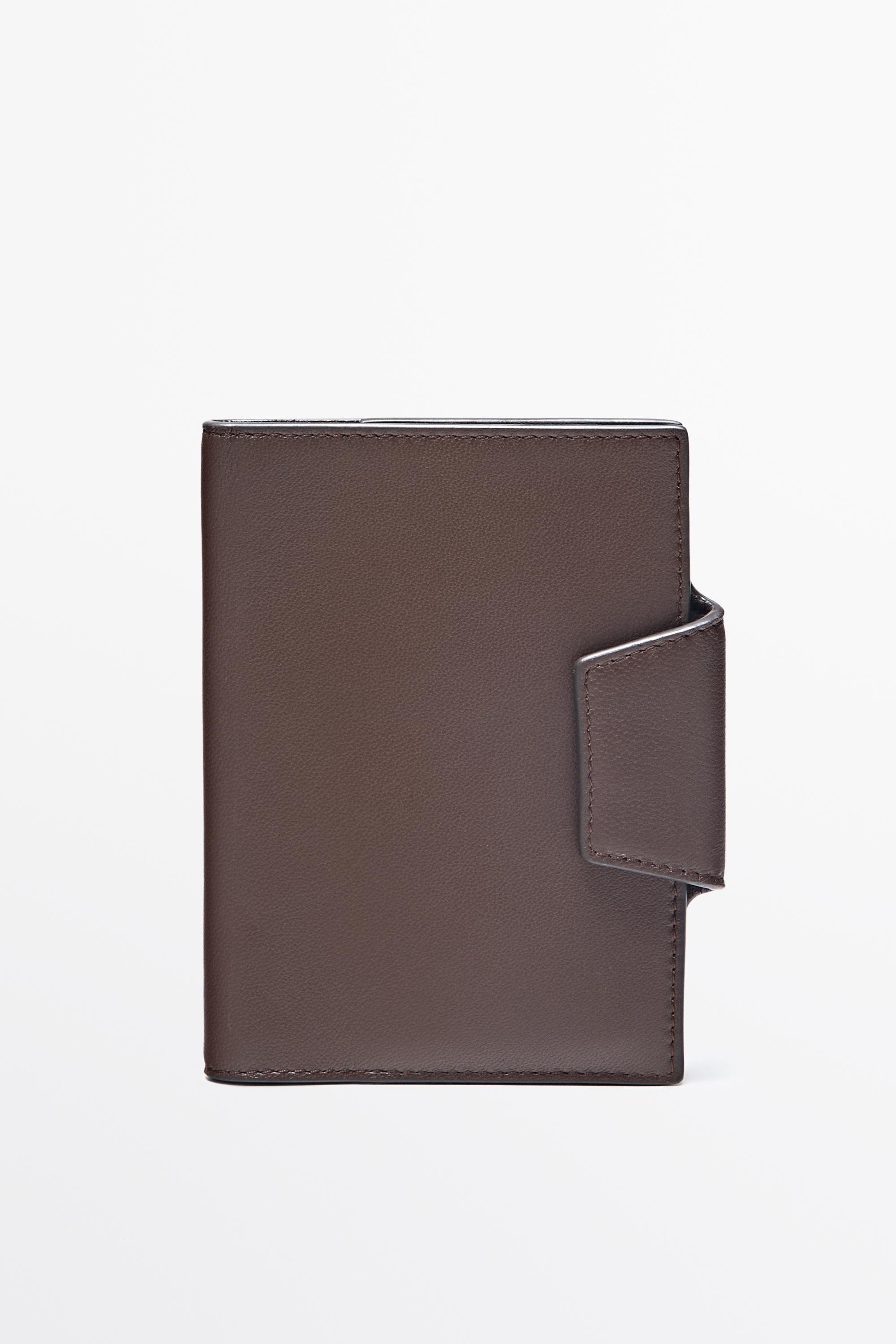 Nappa leather passport holder Leather