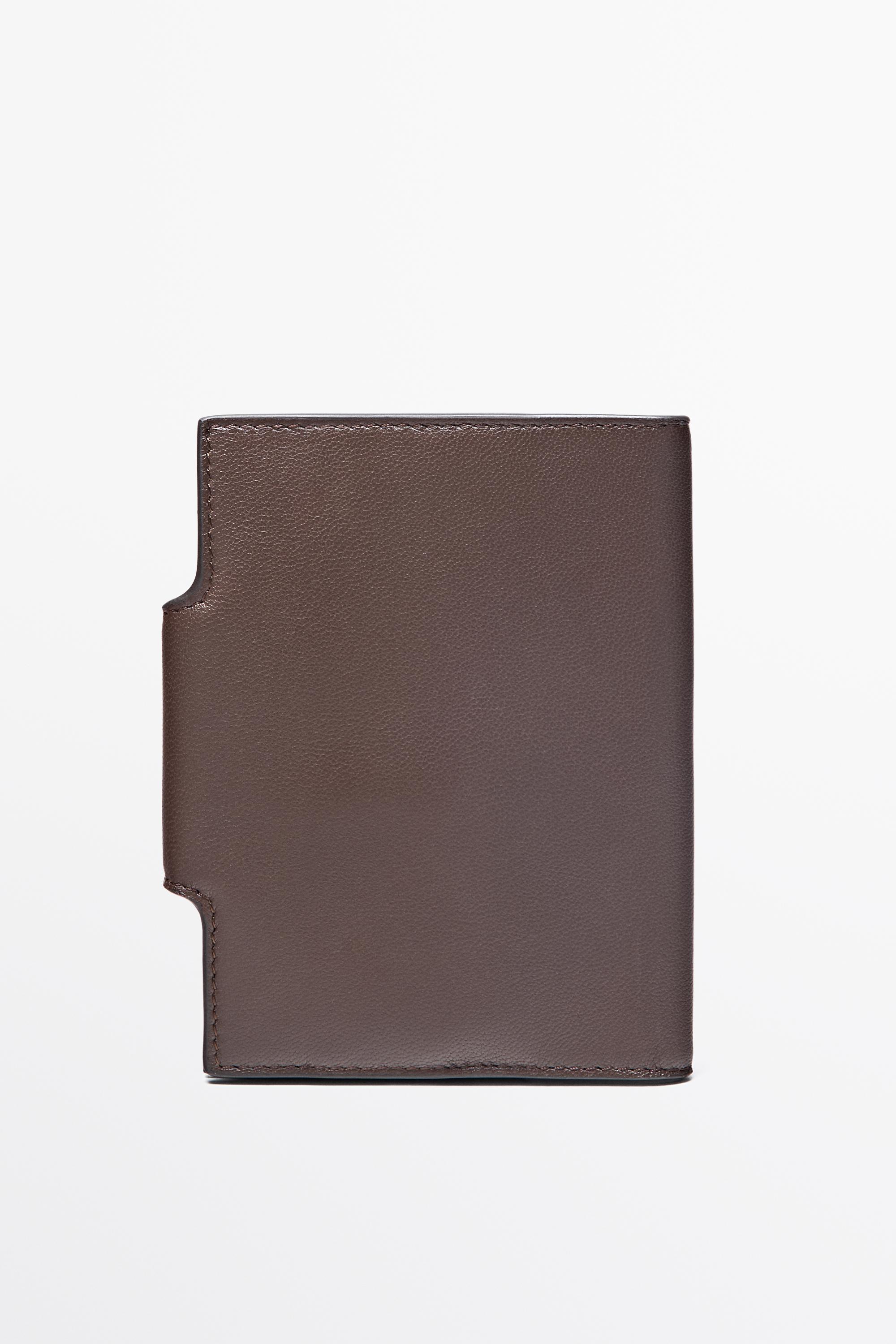 Nappa leather passport holder Leather