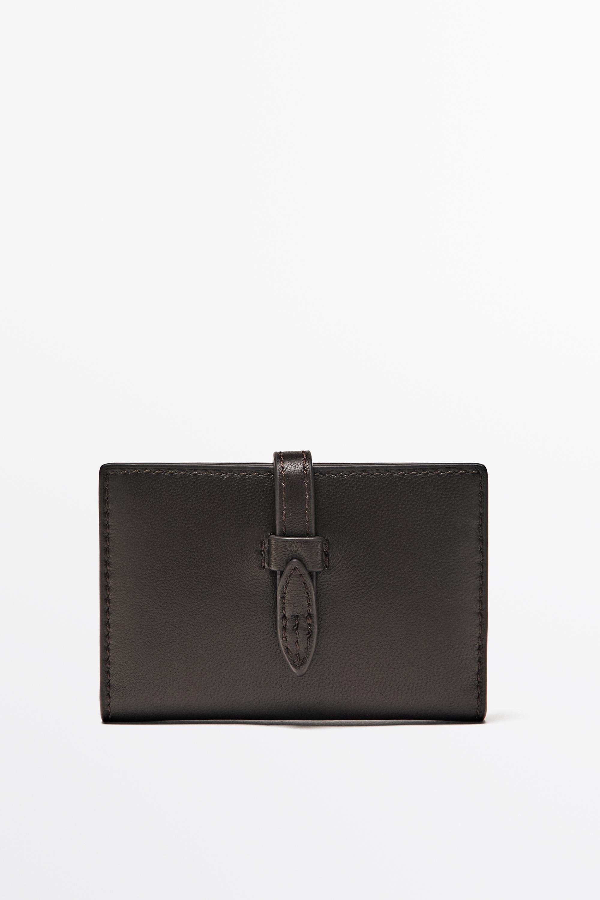 Nappa leather wallet Brown