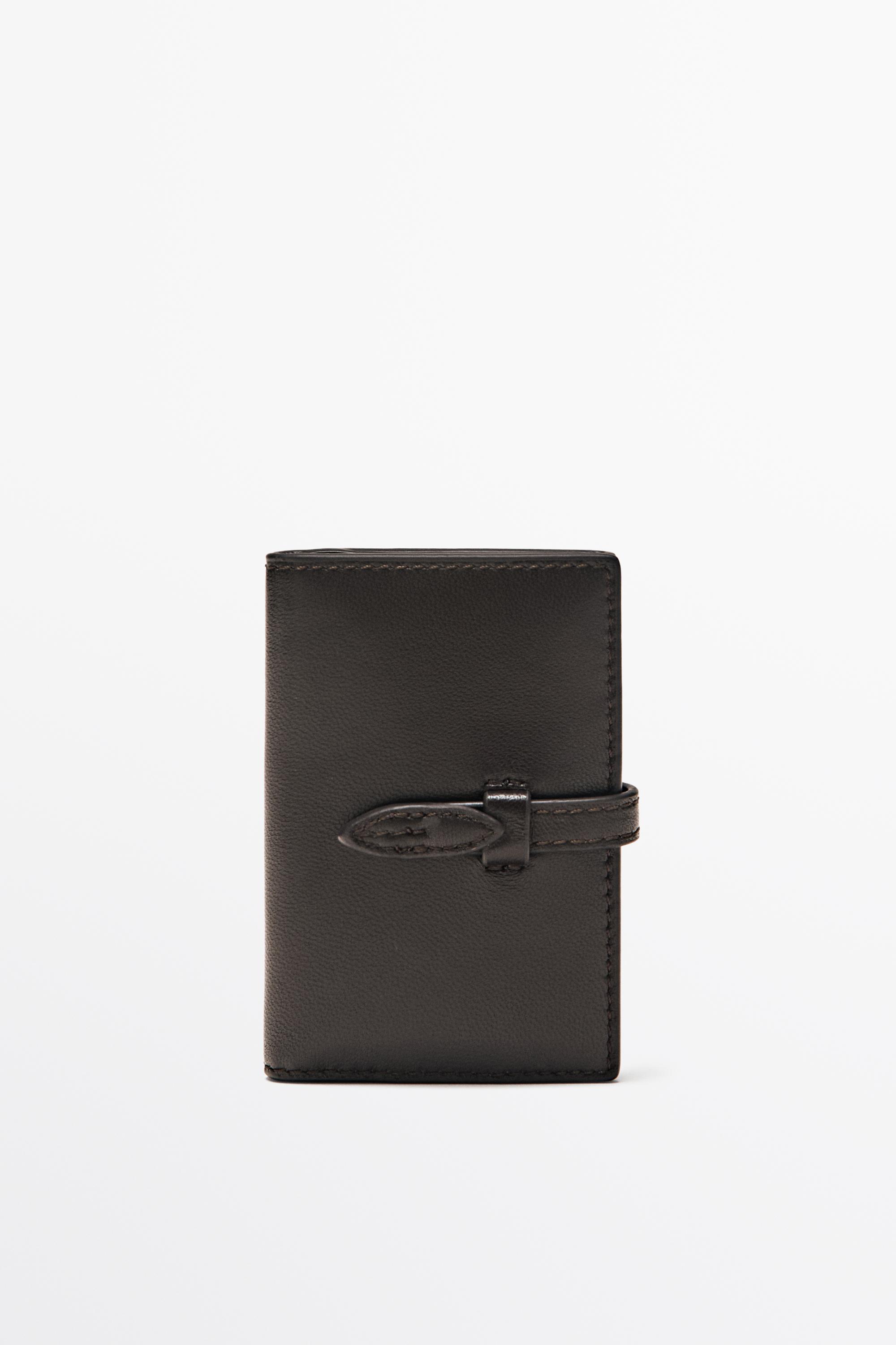 Nappa leather wallet Brown