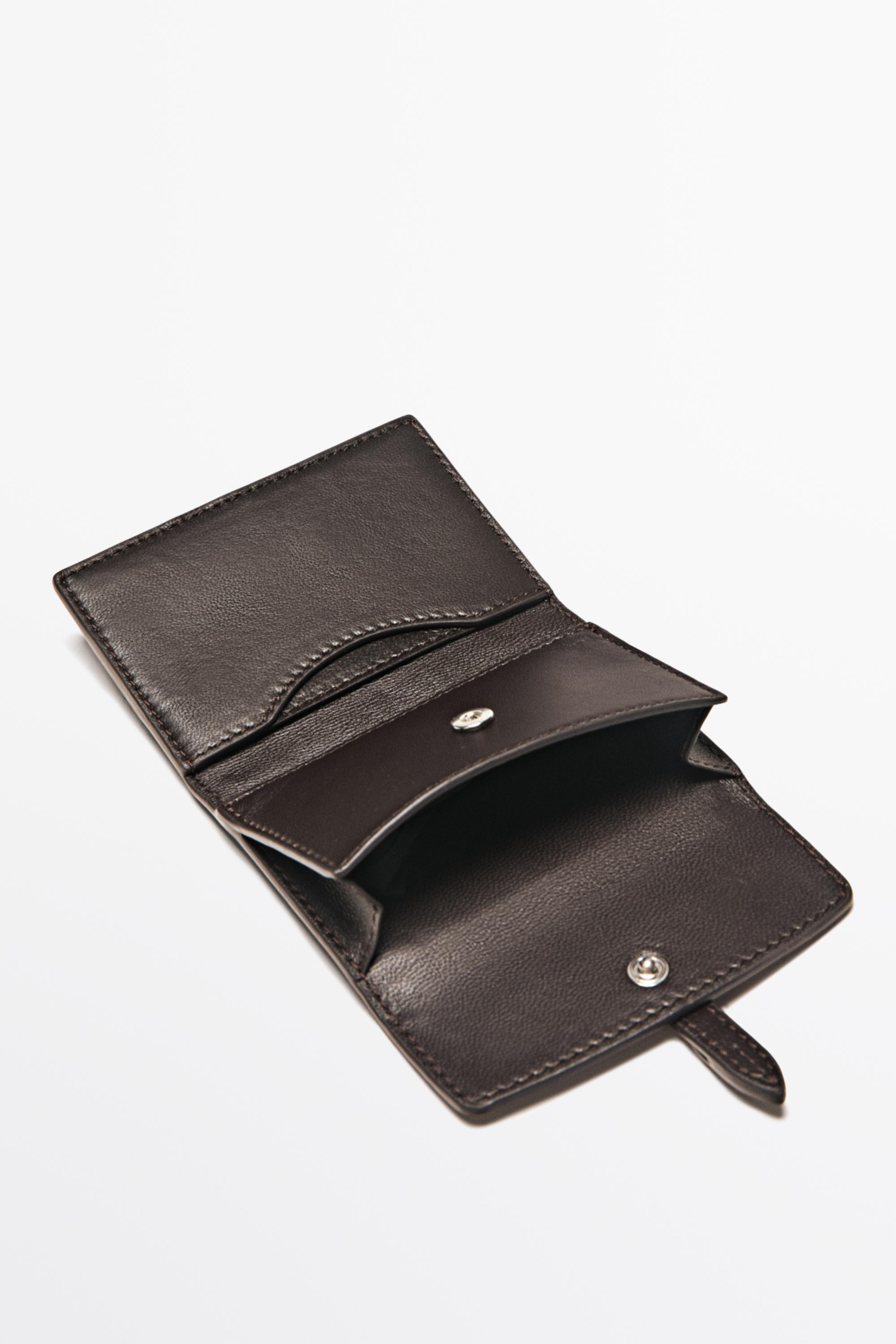 Nappa leather wallet Brown