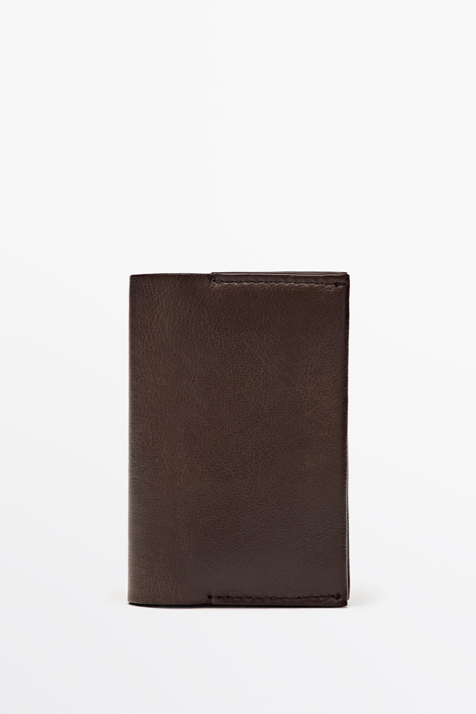 Nappa leather wallet Brown