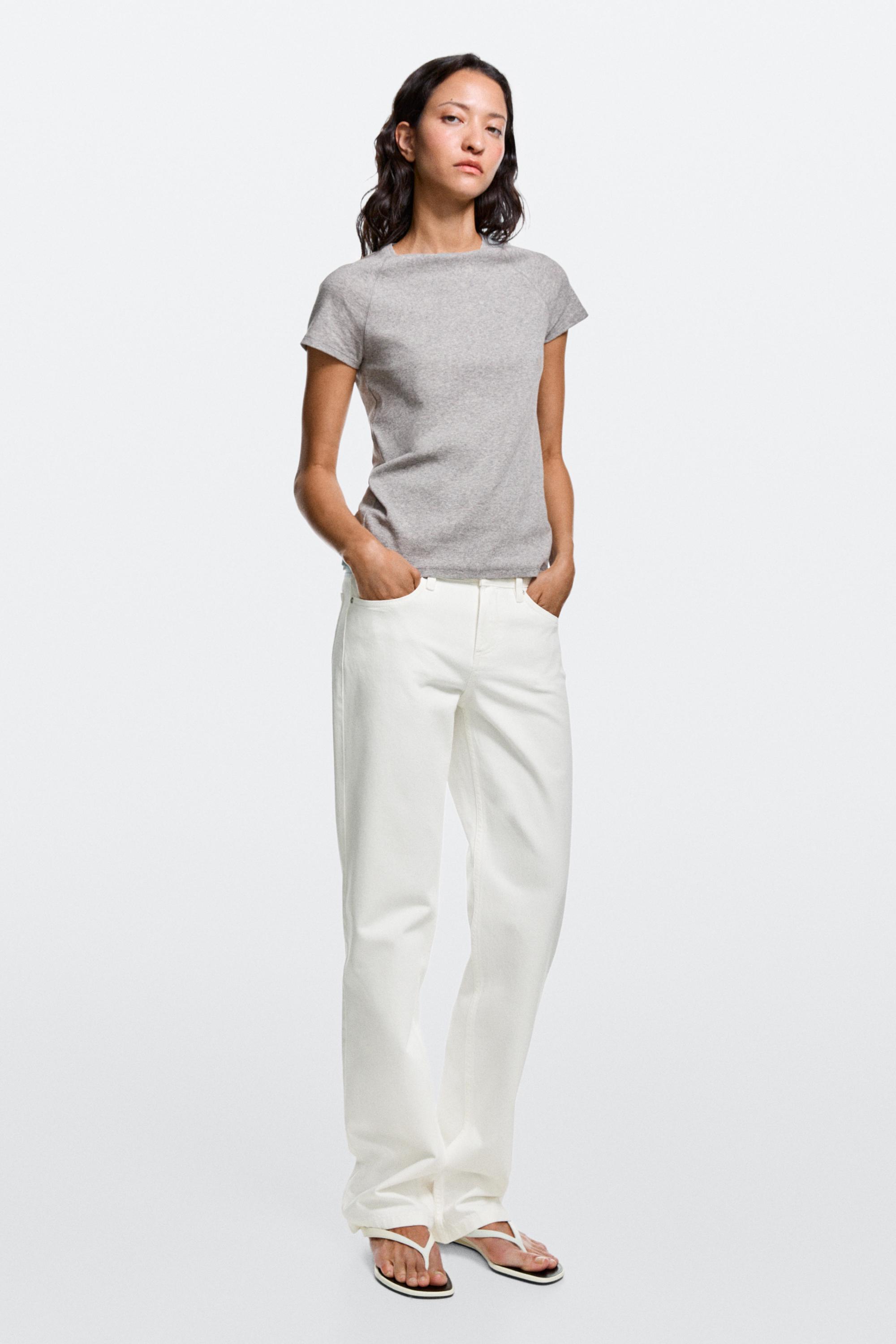 Low-rise straight-leg jeans Off White